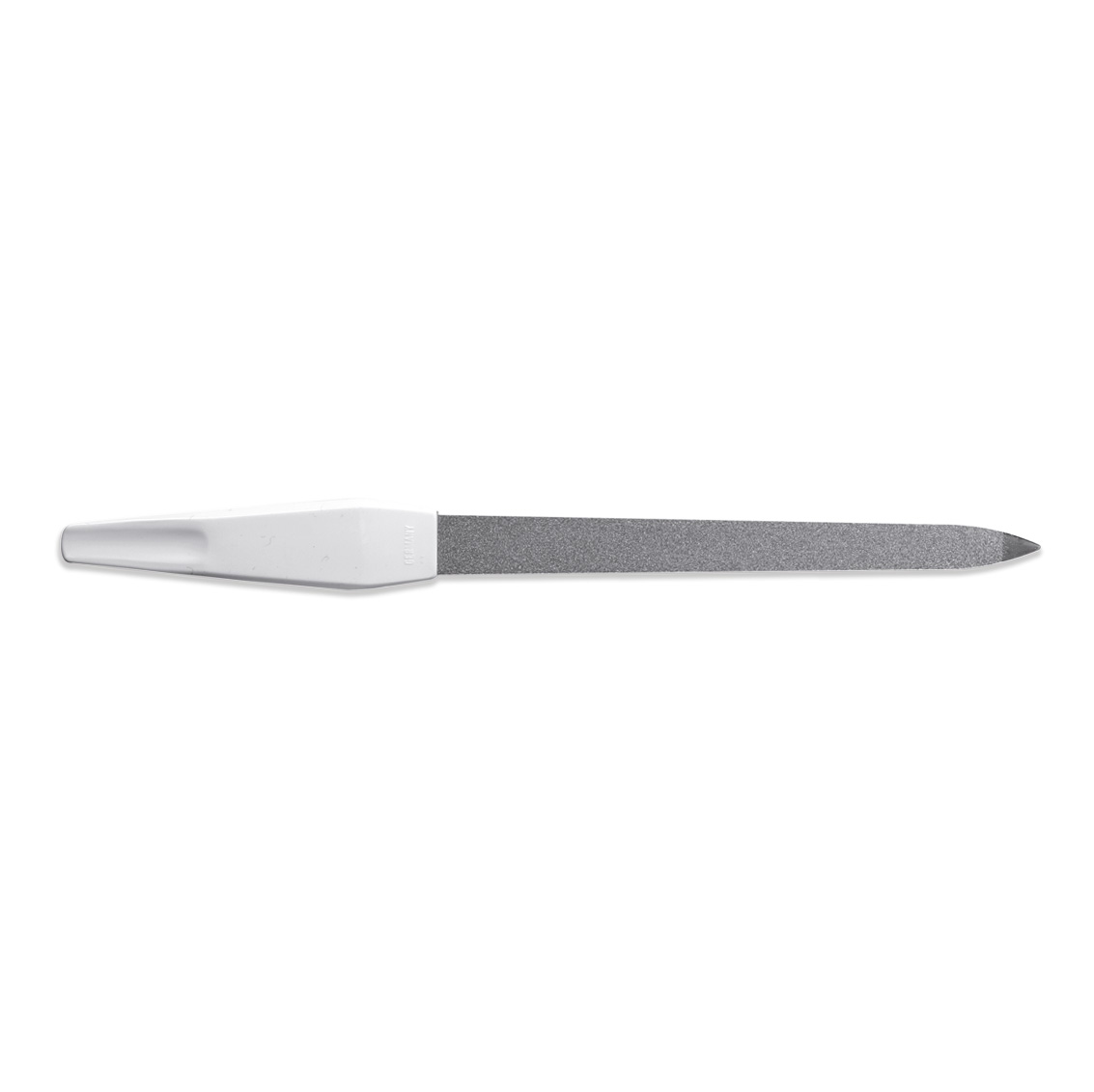 Professional diamond file with plastic handle and Zafiro steel tip 18 cm