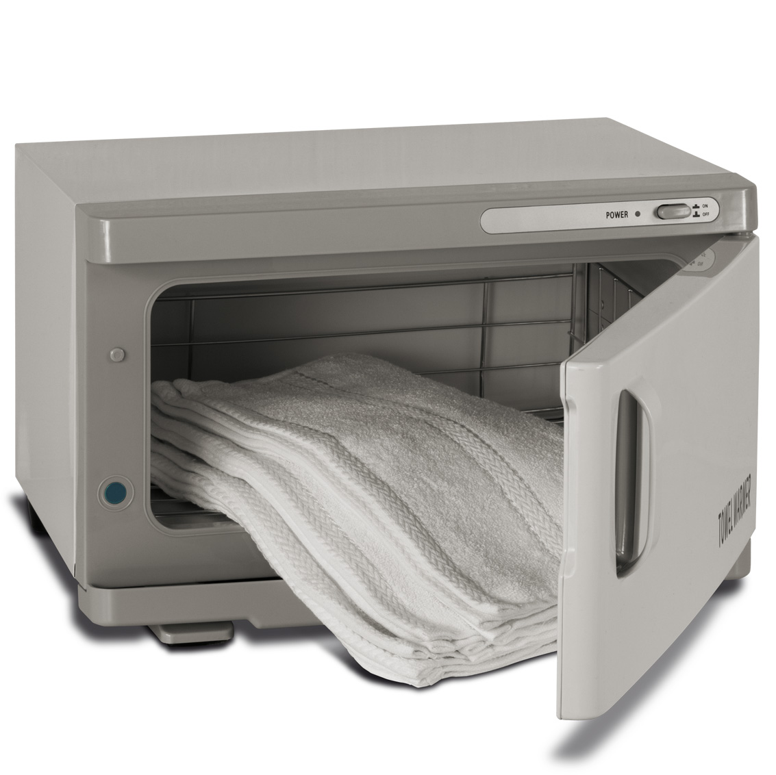 Electric towel warmer for professional cosmetics
