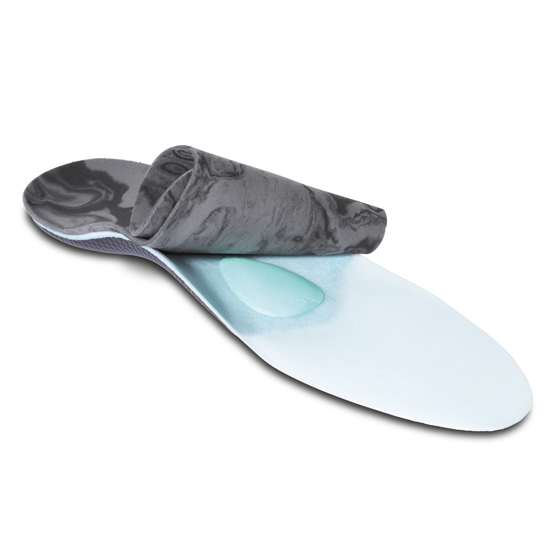 Semi-finished heel shock absorbing resin insoles for thermosealing and thermoforming Size 39/40 1 pair