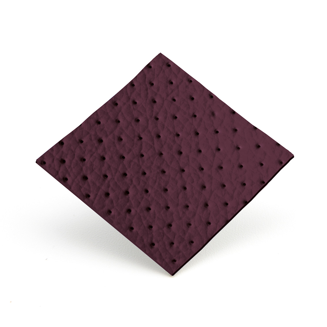 Microexcel épaisseur 0,60 mm plaque de 135x100 Bordeaux perforé