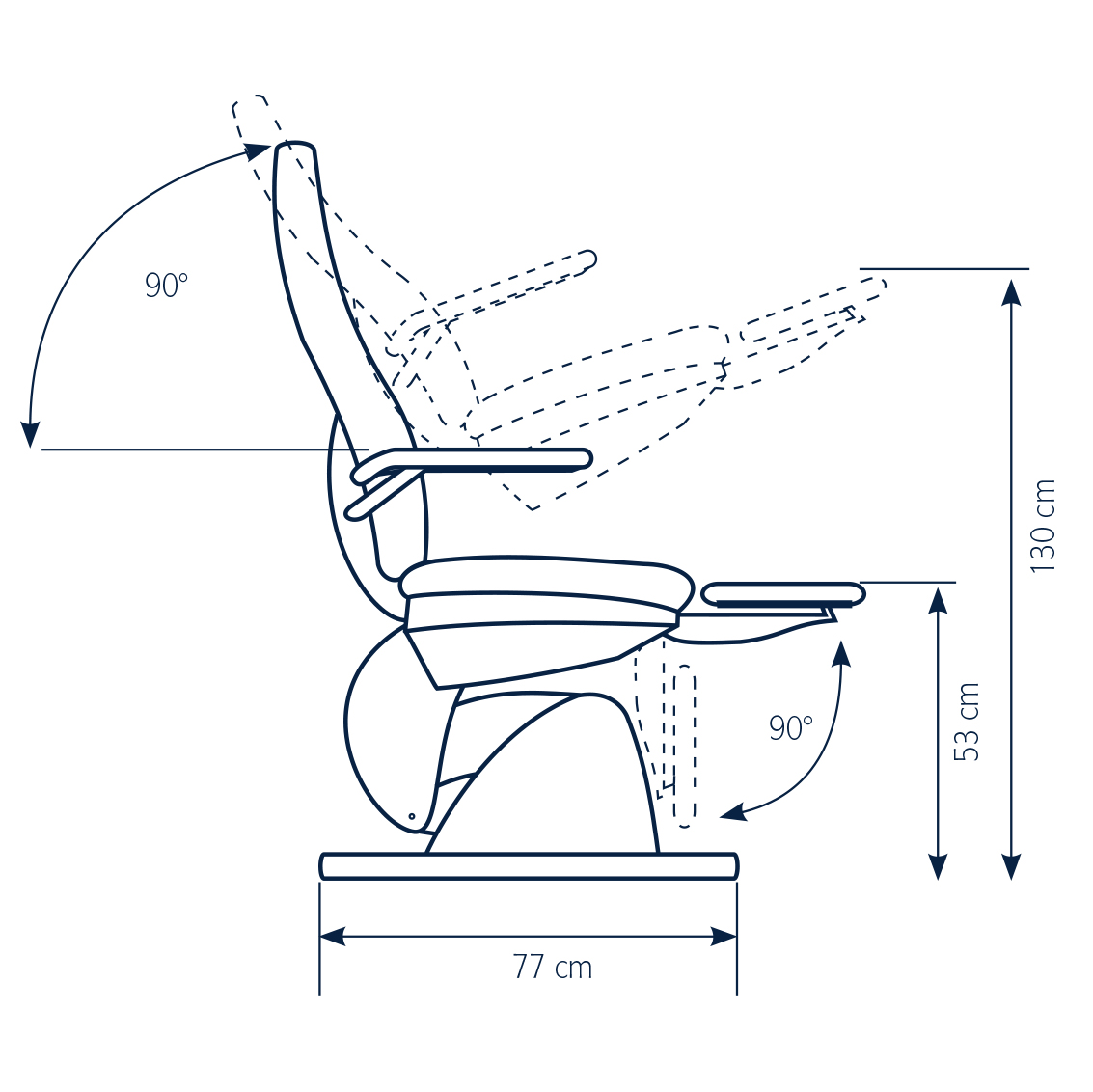 Fauteuil électrique Beta à 1 moteur