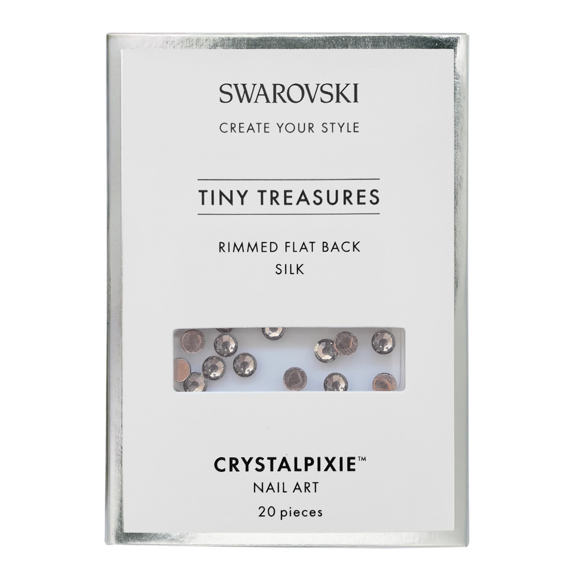 Rimmmed Flat Back - Silk 20 pcs - Swarovski® Tiny Treasures