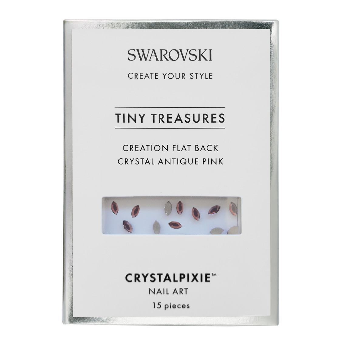 Creation Flat Back - Kristall Antique Pink 15 Stück - Swarovski® Tiny Treasures