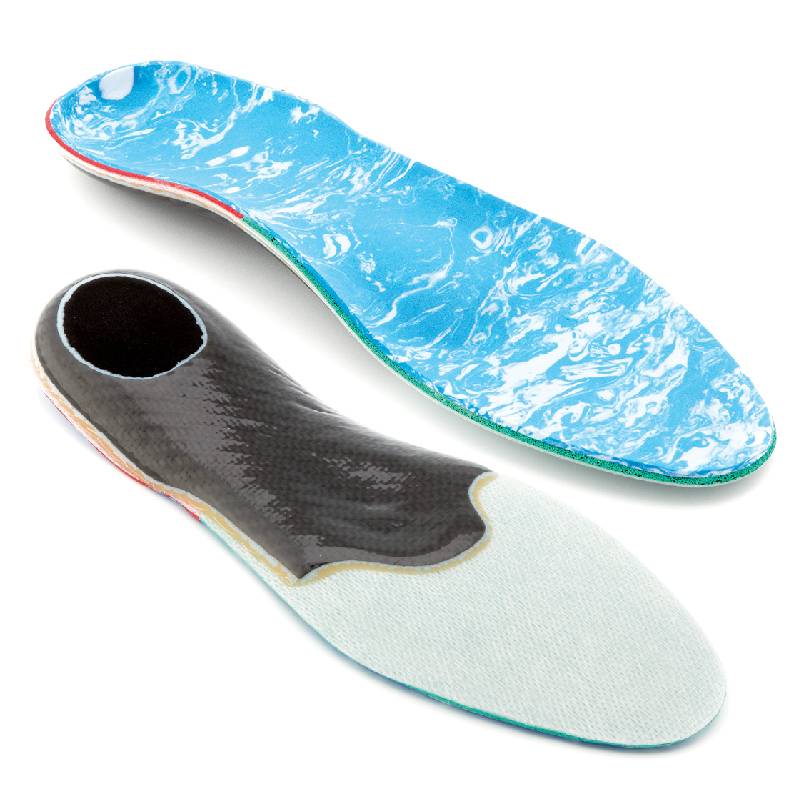 Resin semi-finished insoles for sport