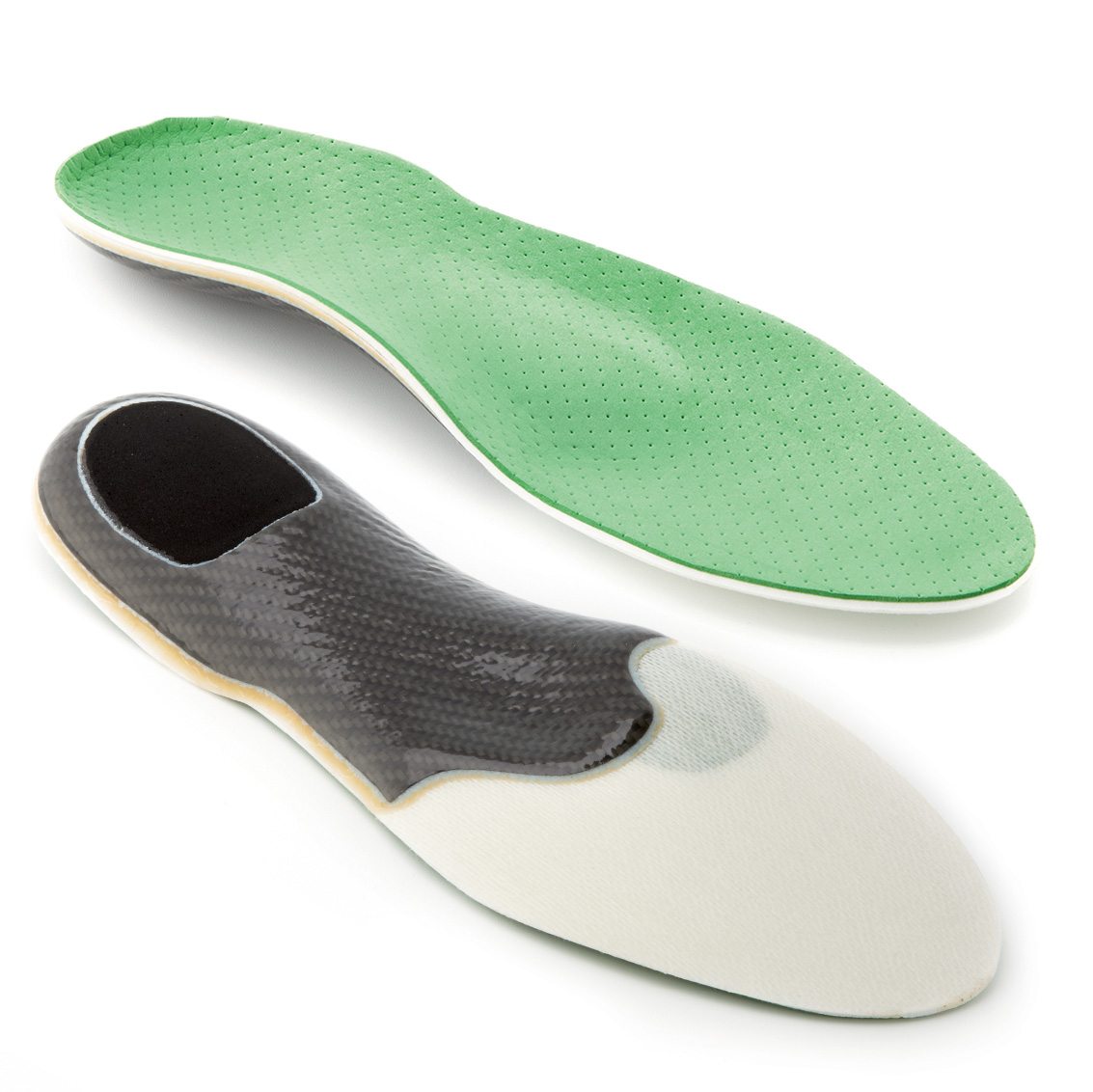 Golf thermoformed insoles