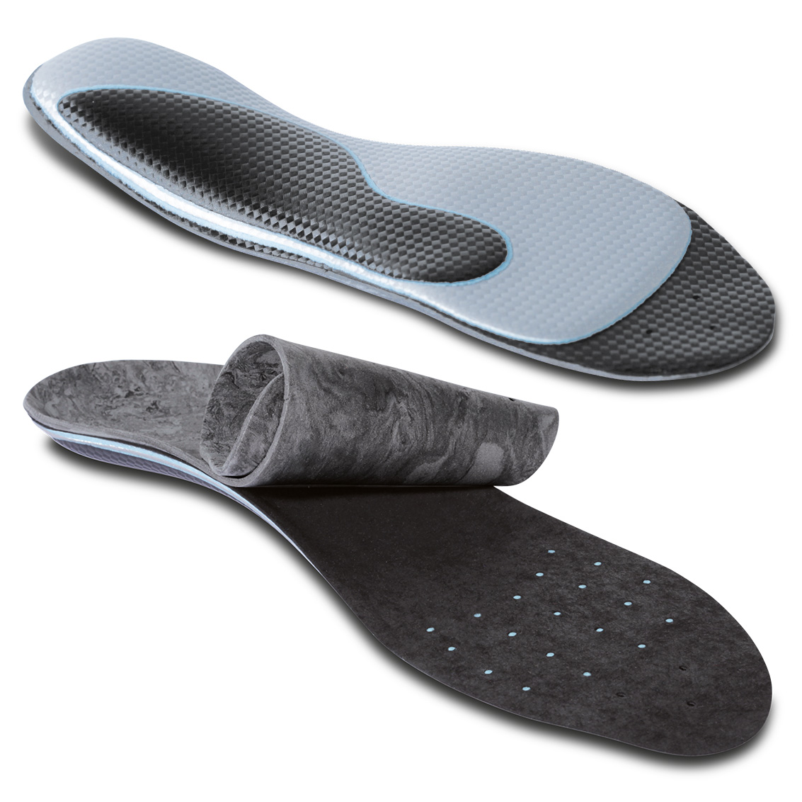 Cycling thermoformed insoles to be glued