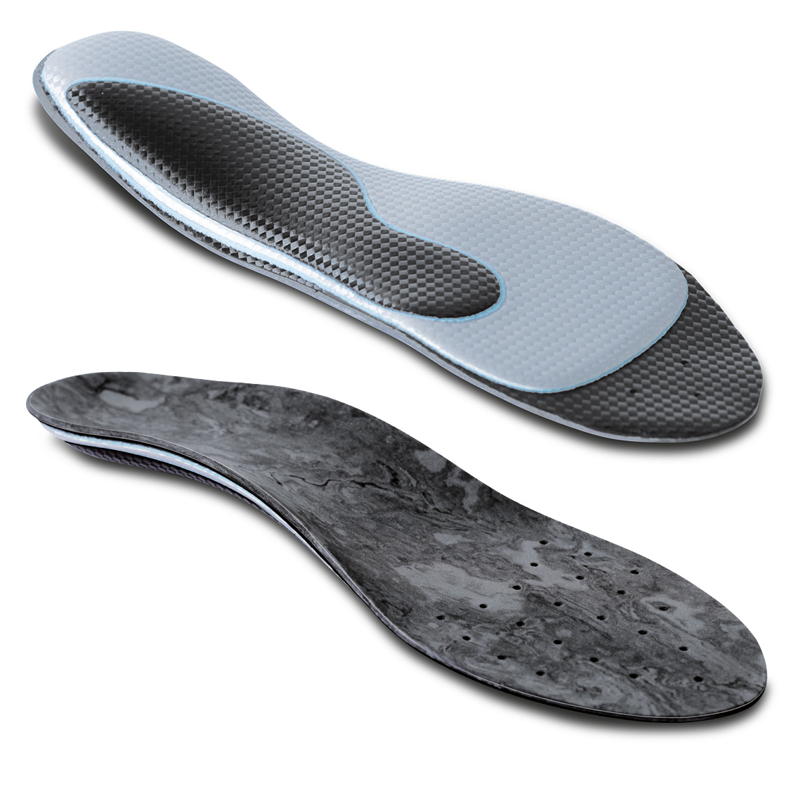 Cycling thermoformed insoles