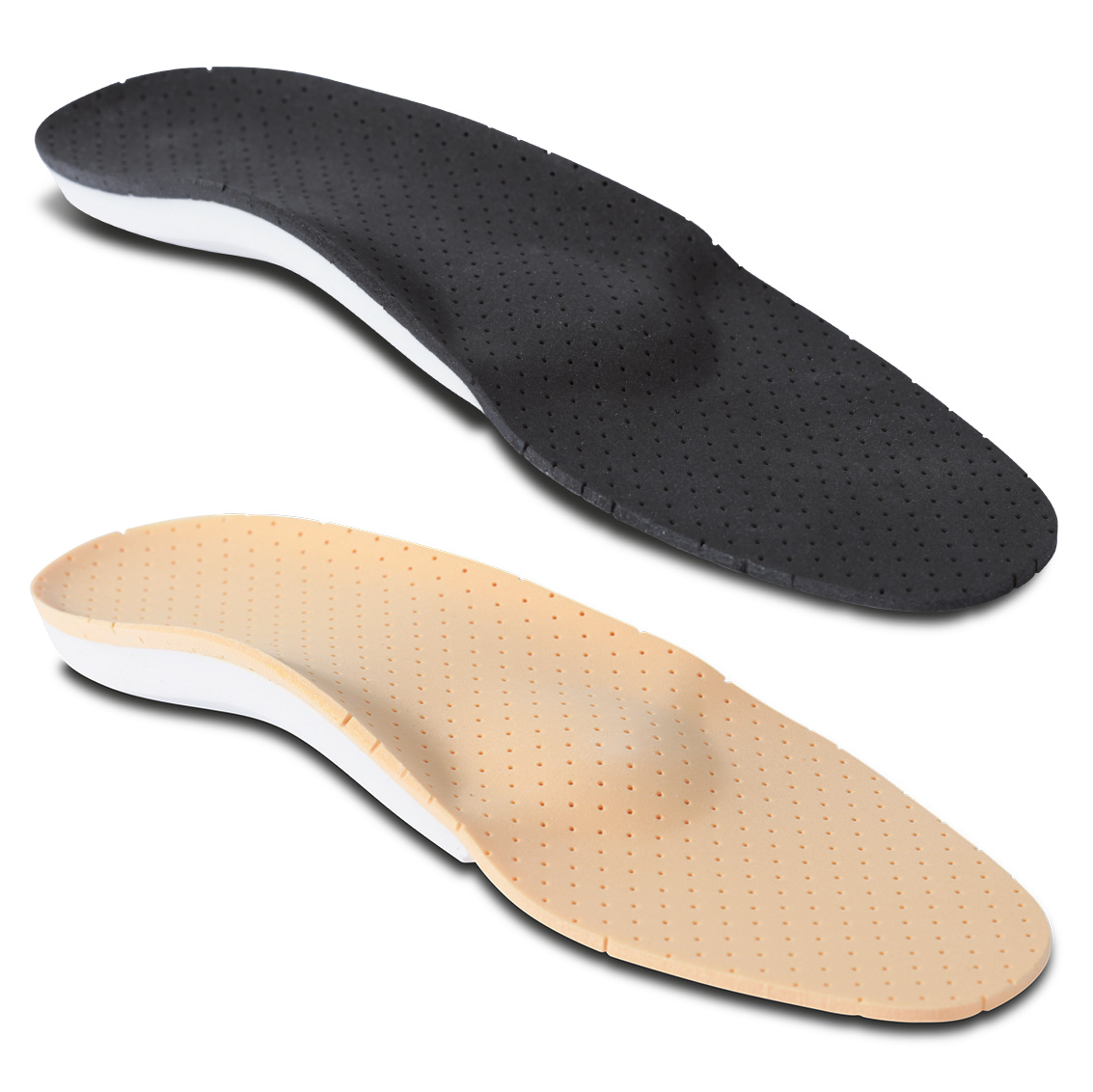 Lowered, semi-finished EVA HD insoles with forefoot support - Men's model