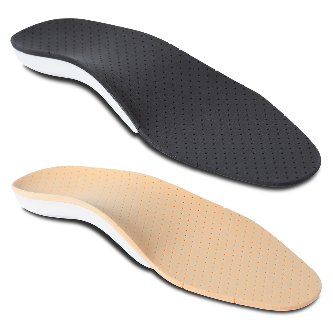 Semi-finished EVA HD lowered and flat-base insoles - Men's model