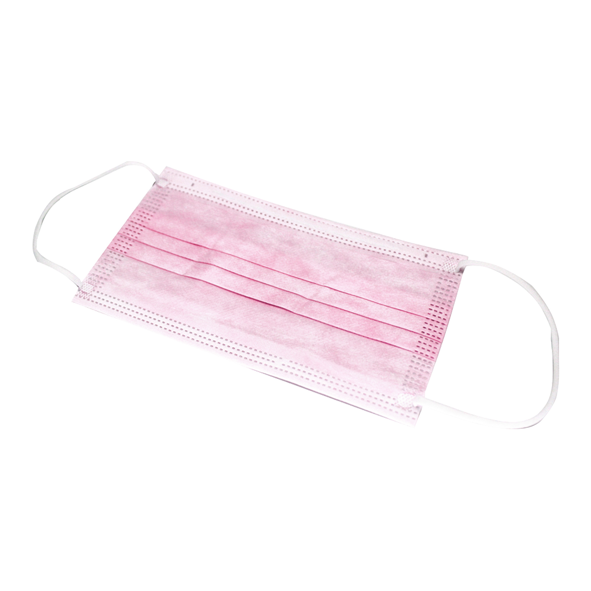 Disposable surgical mask in 3-layer TNT Pink 10 pcs