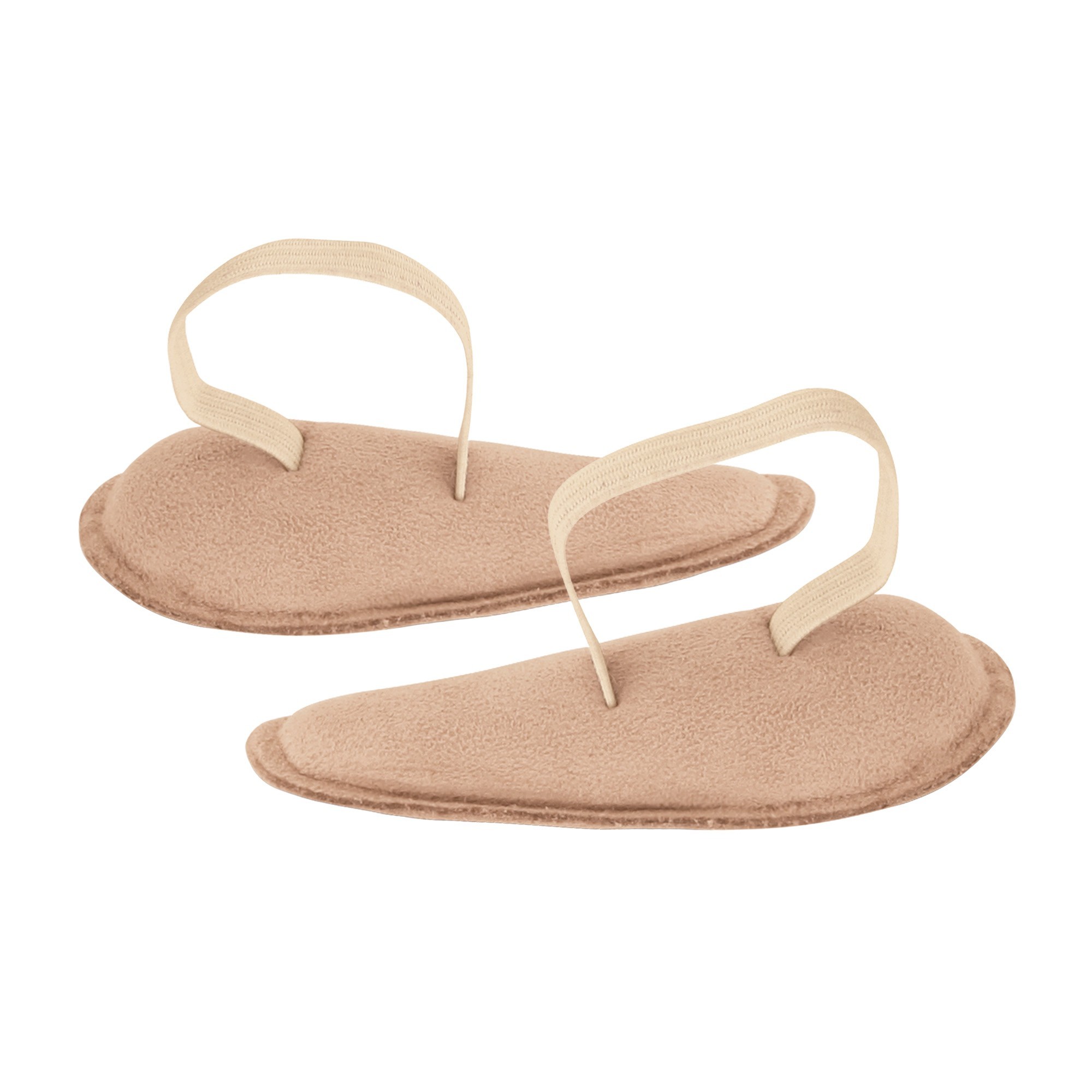 Suede covered toe cushion 1 pair