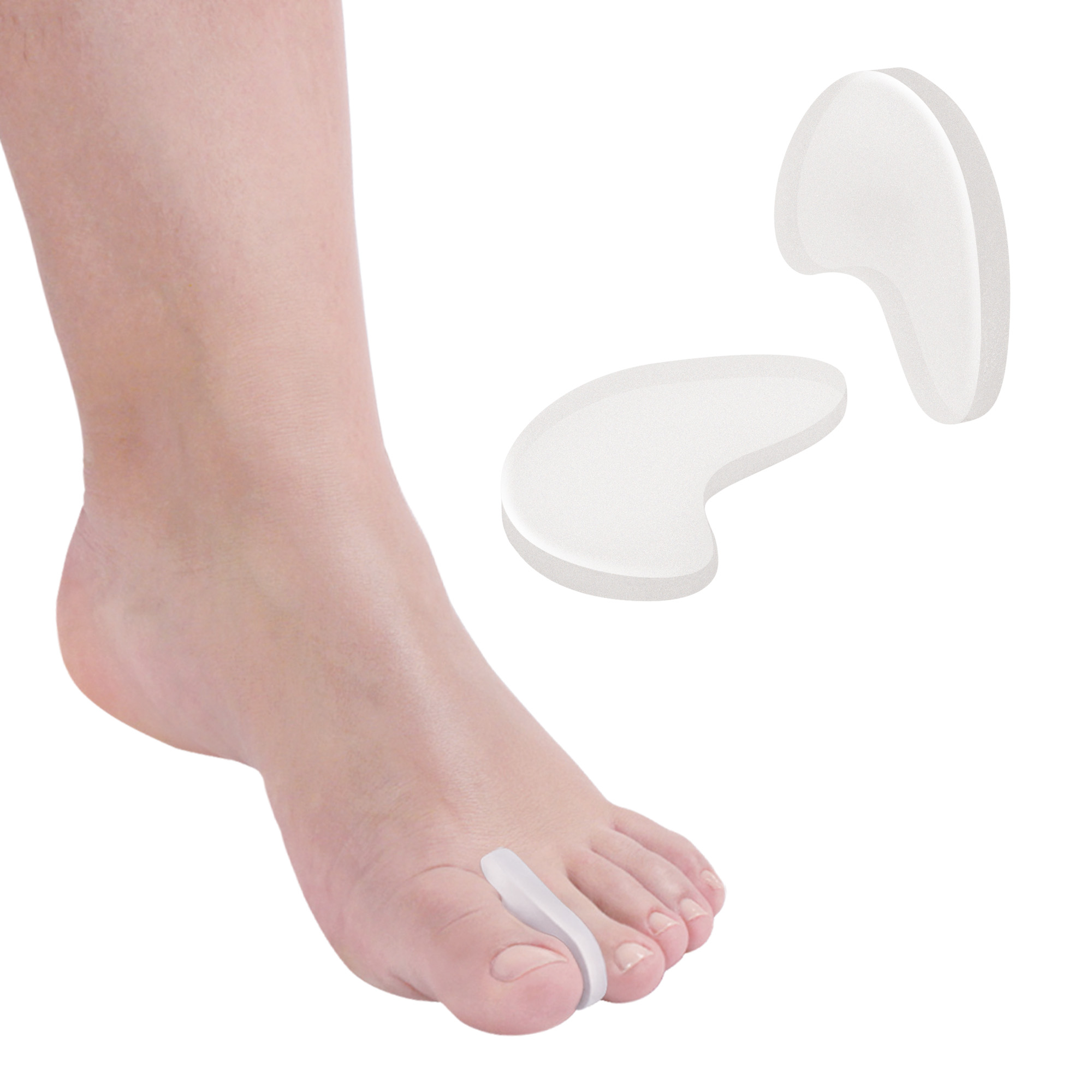 Tecniwork Polymer Gel transparent toe separators