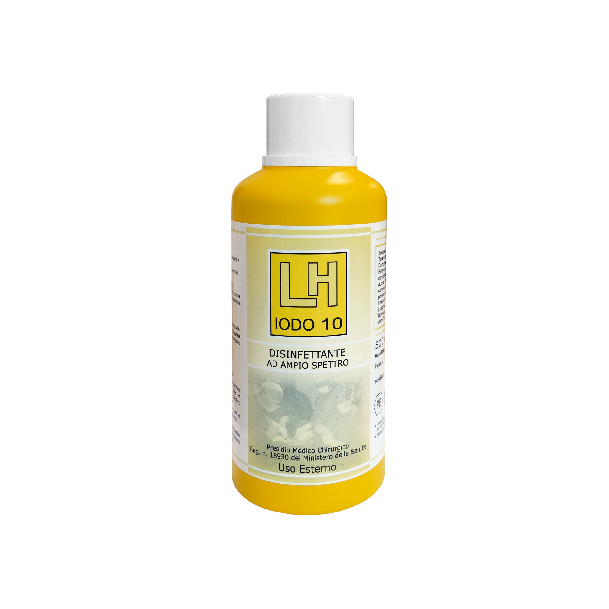 Broad spectrum skin disinfectant LH Iodo 10 Iodopovidone 1000 ml