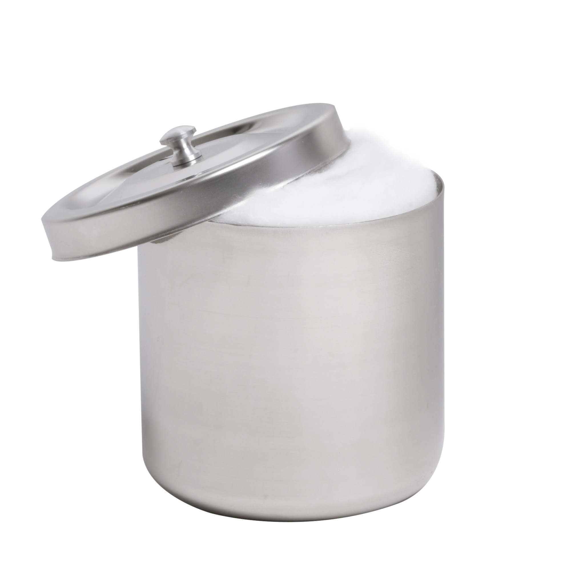 Stainless Steel Cotton jar 12 x 12 cm