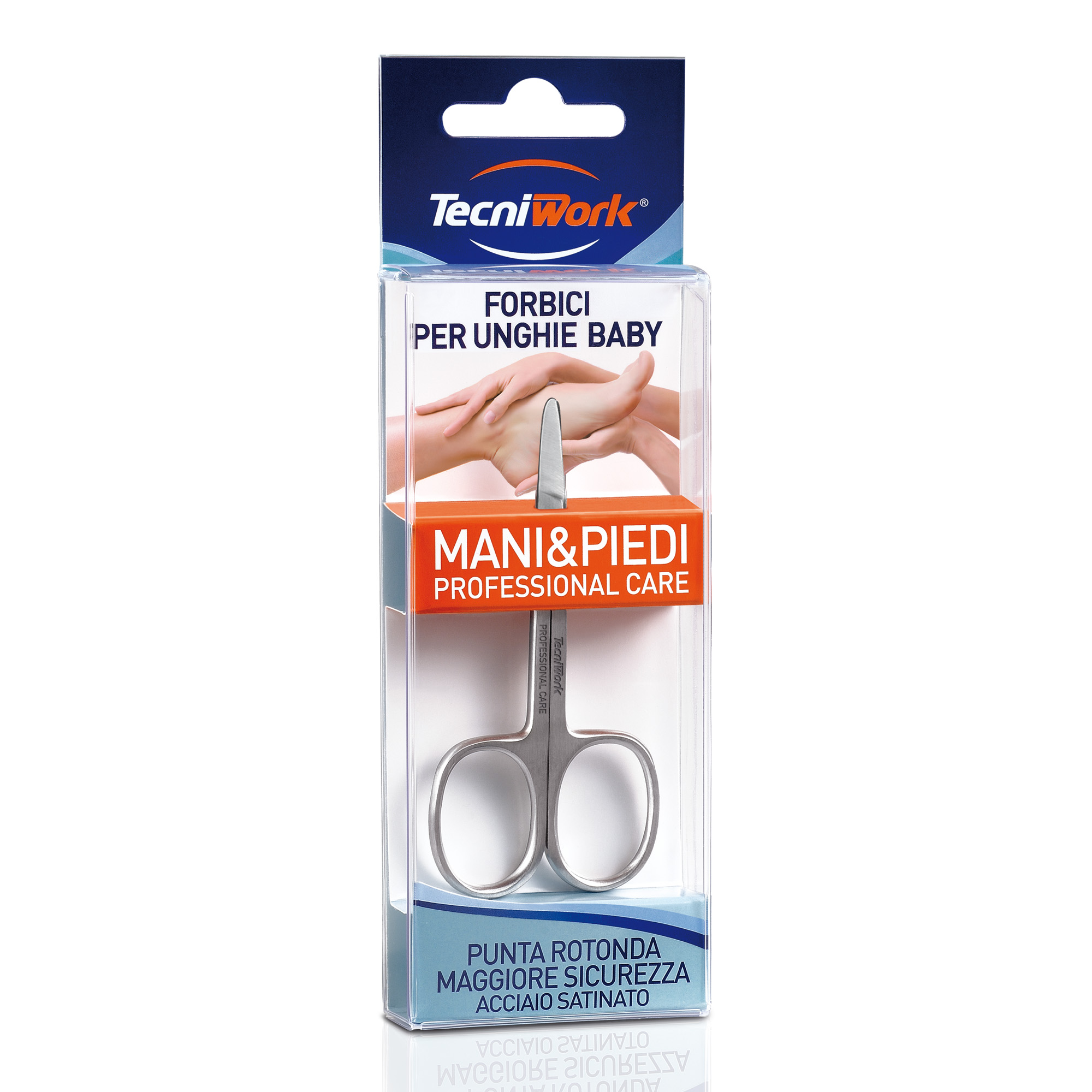 Ciseaux à ongles pour bébé à bouts ronds 1 pc