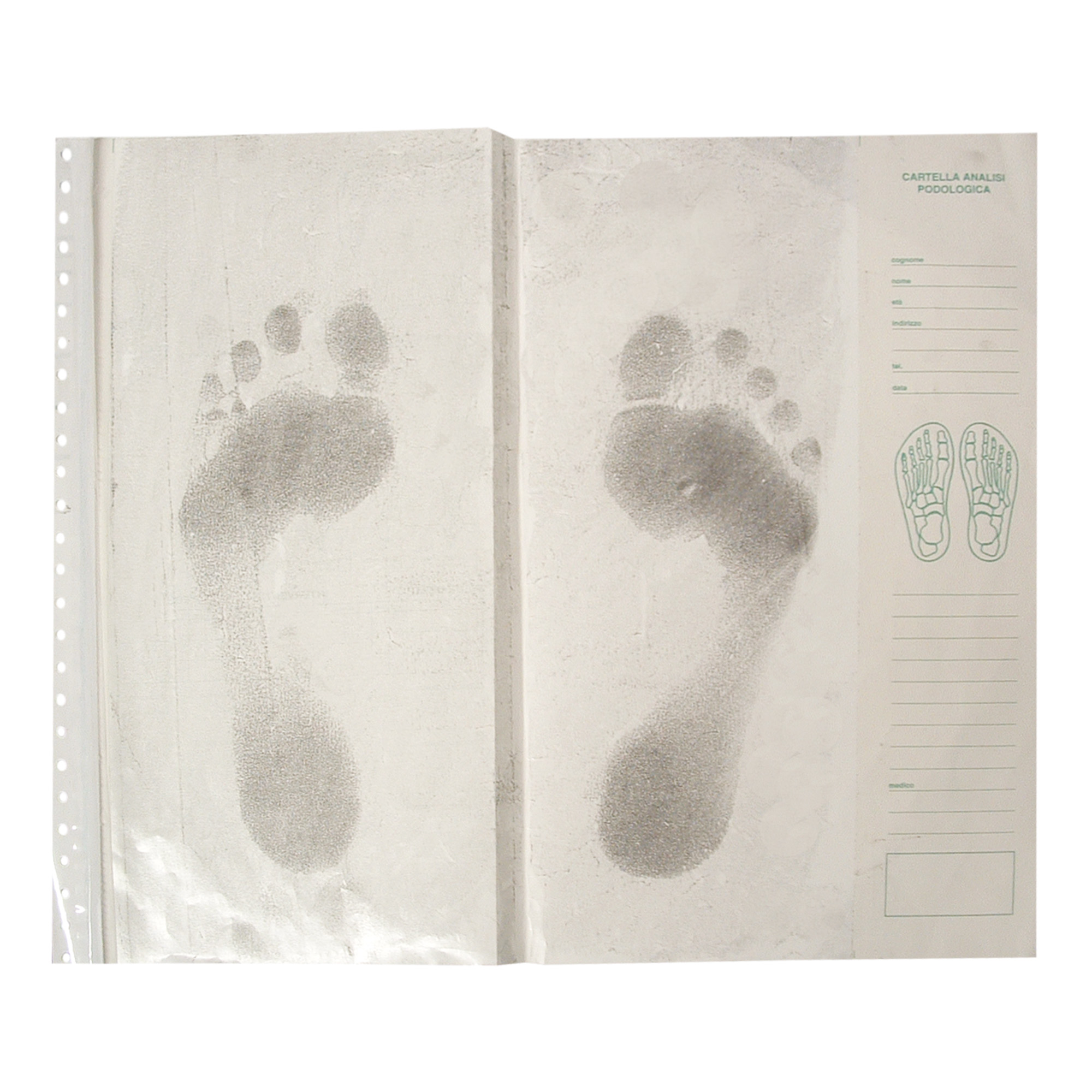 Double footprint podogram 10 pcs