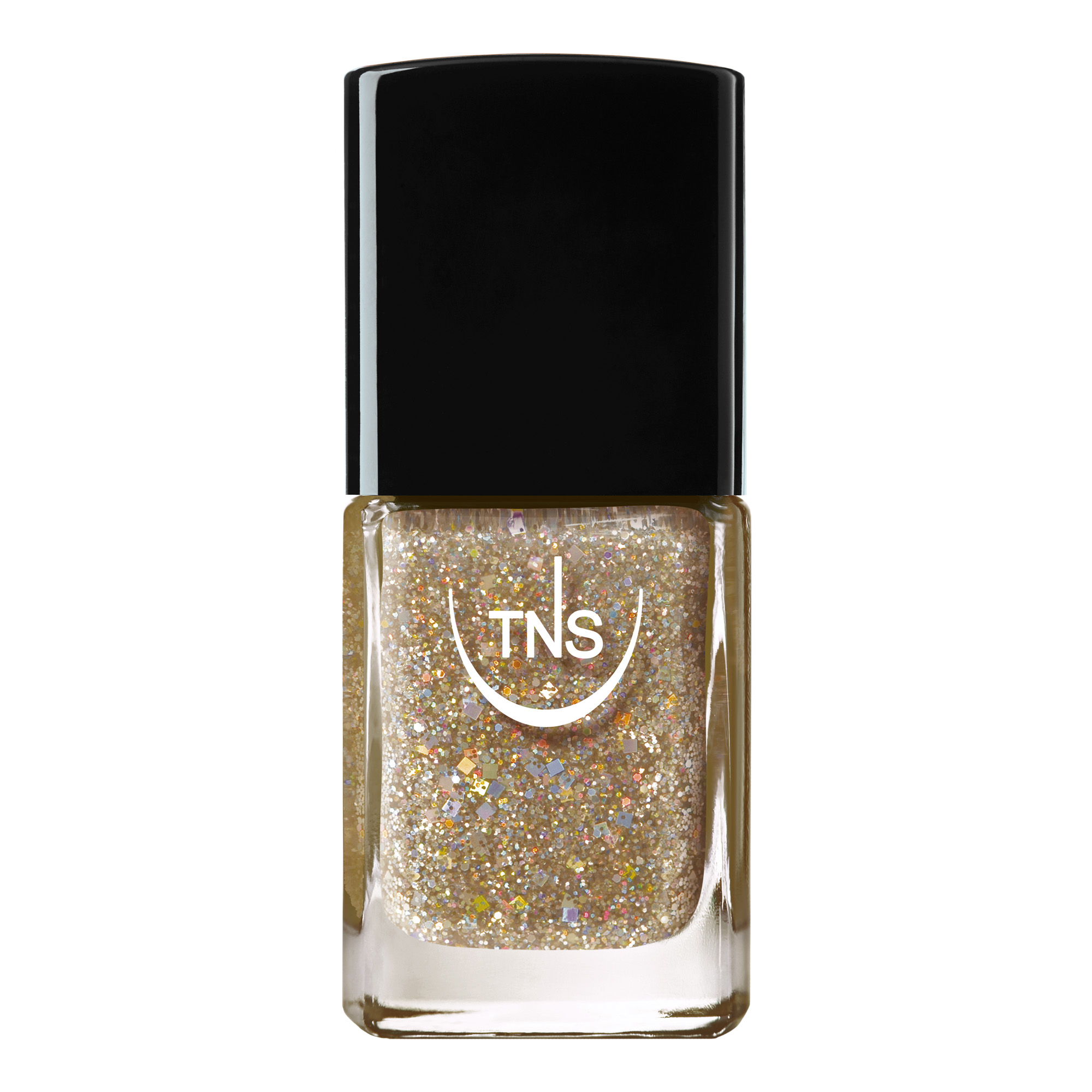 Nagellack Glitter Gold 10 ml TNS