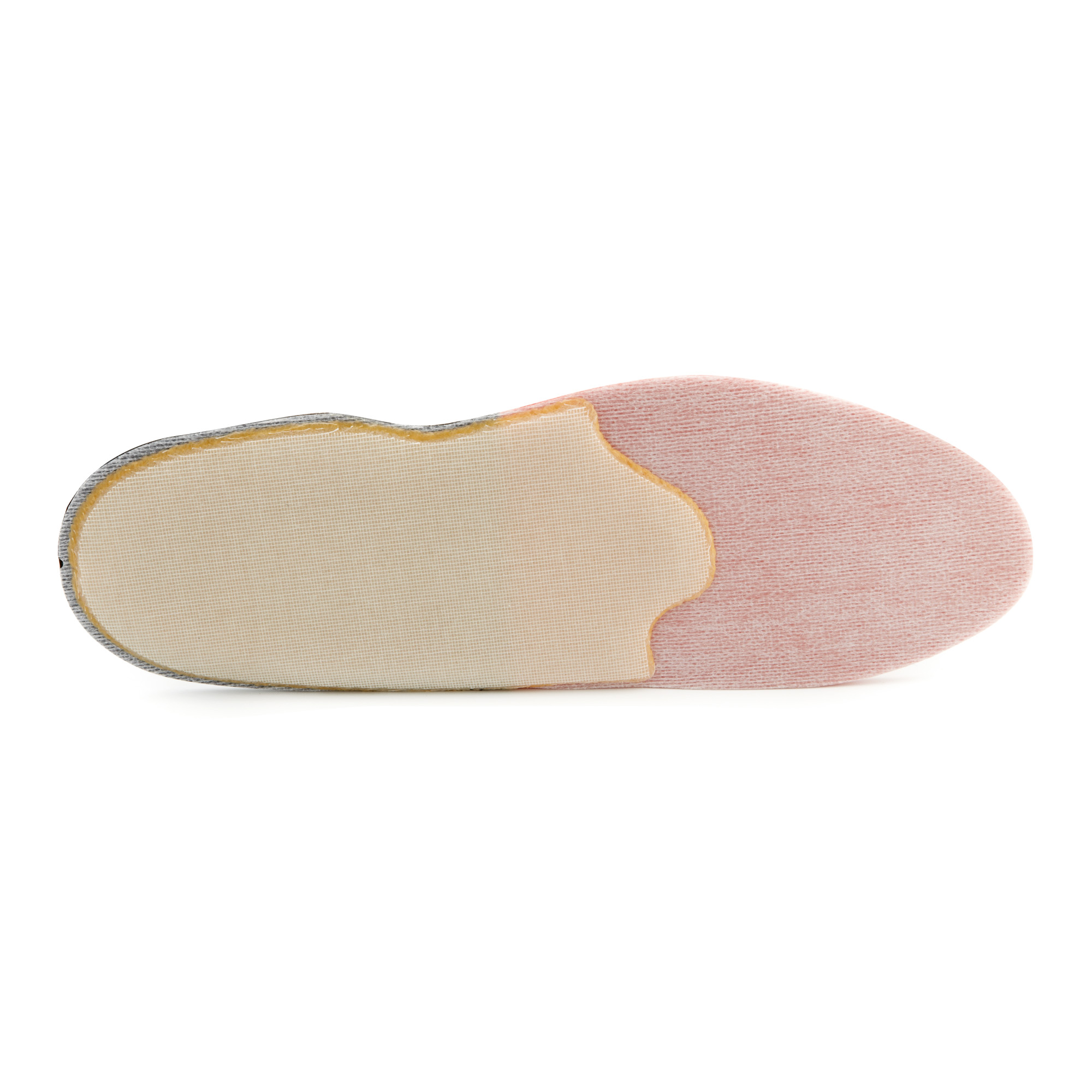Semi-finished metatarsal insoles in resin to be thermoformed