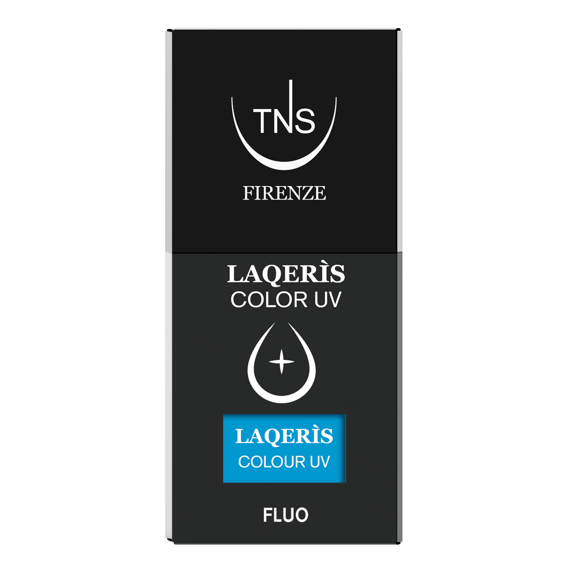 Semi-permanenter Nagellack hellblau fluo Blau Fluo 10 ml Laqerìs TNS