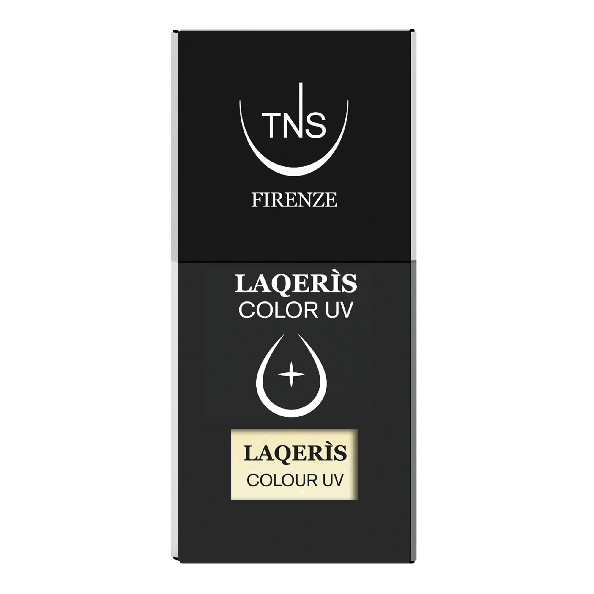 Semi-permanent nail polish gold Glittershow 10 ml Laqerìs TNS