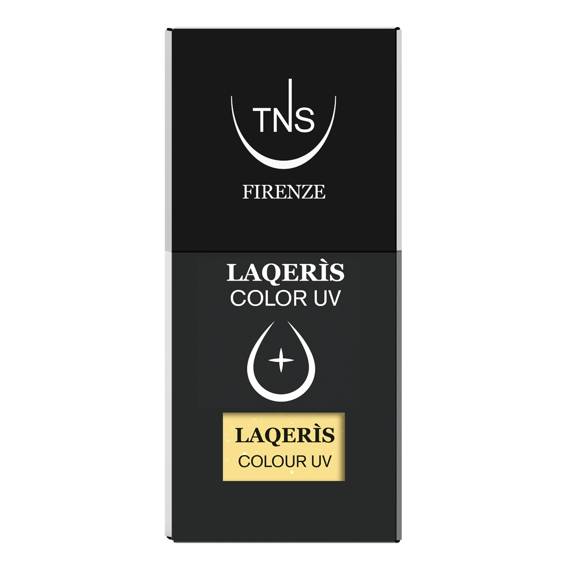 Semi-permanent nail polish Gold Glitter 10 ml Laqerìs TNS