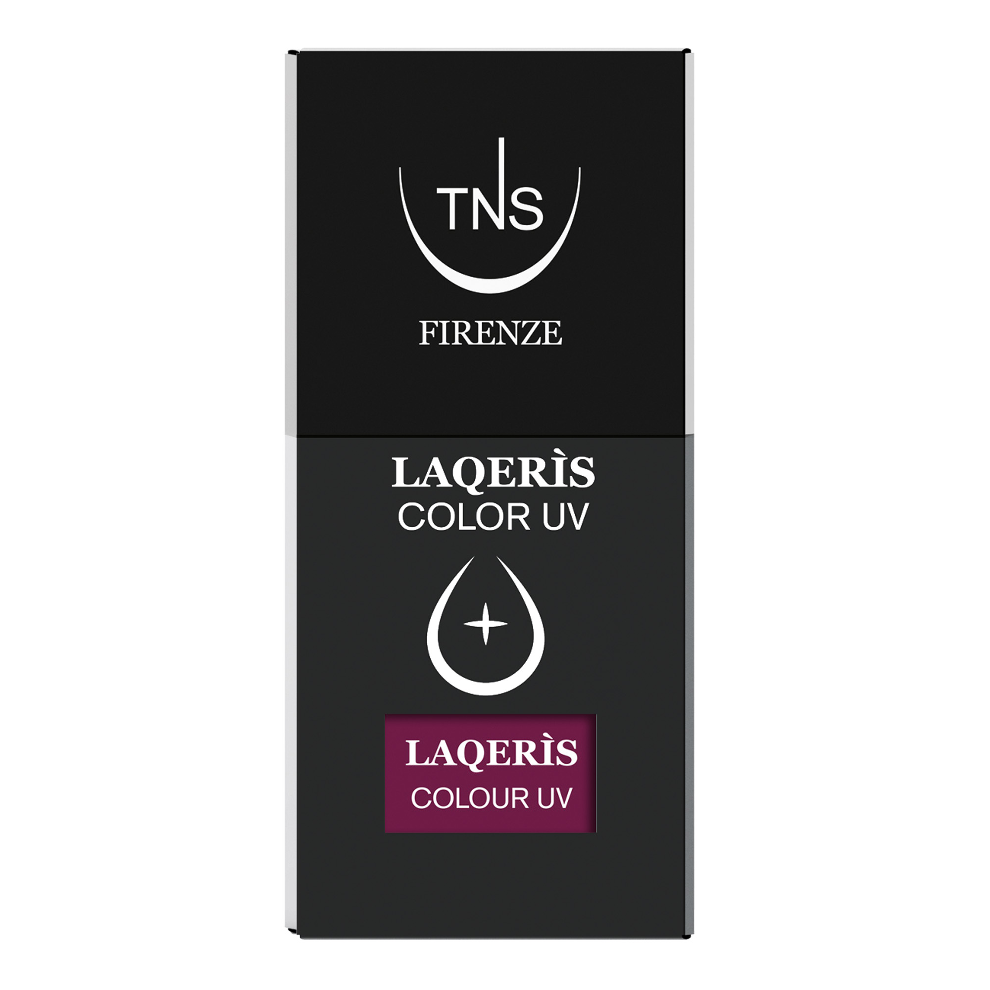 Semi-permanent nail polish bordeaux La Vie en Rose 10 ml Laqerìs TNS