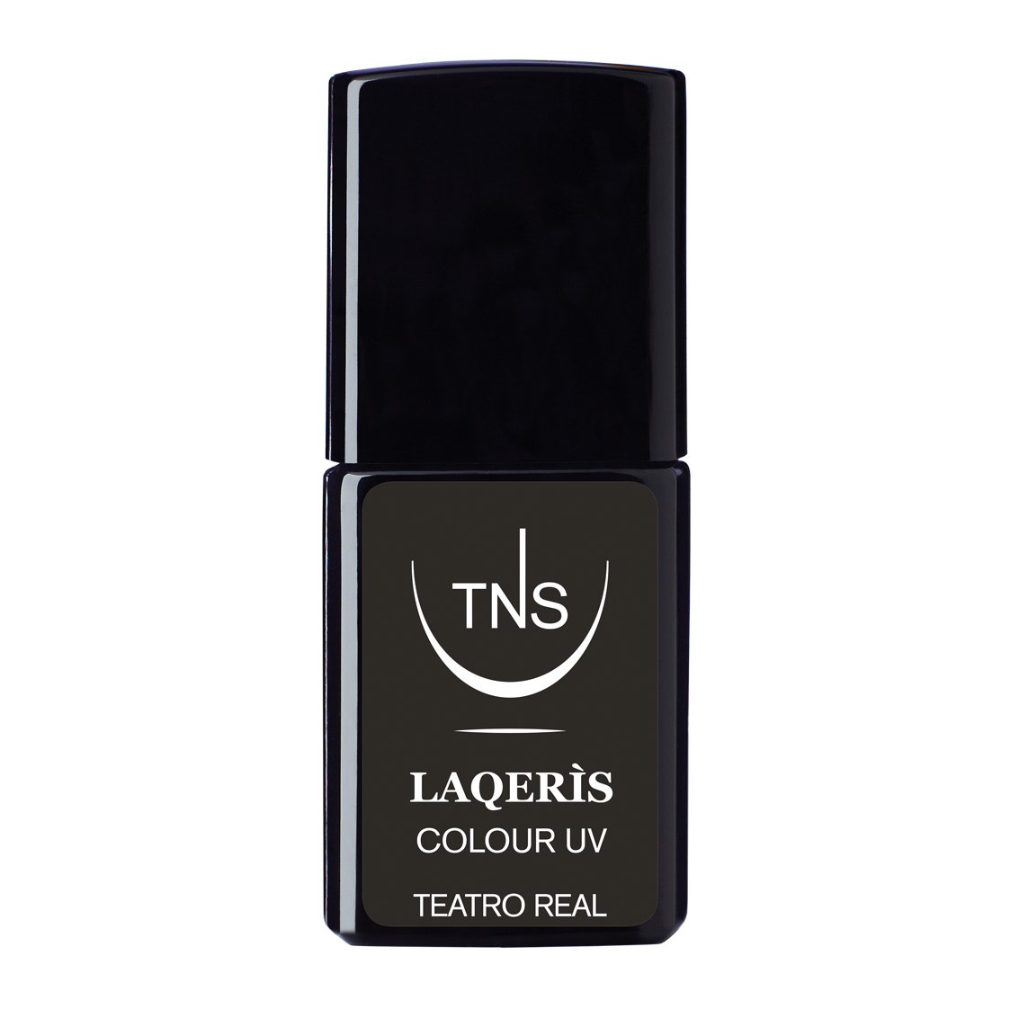 Semi-permanent nail polish black Teatro Real 10 ml Laqerìs TNS