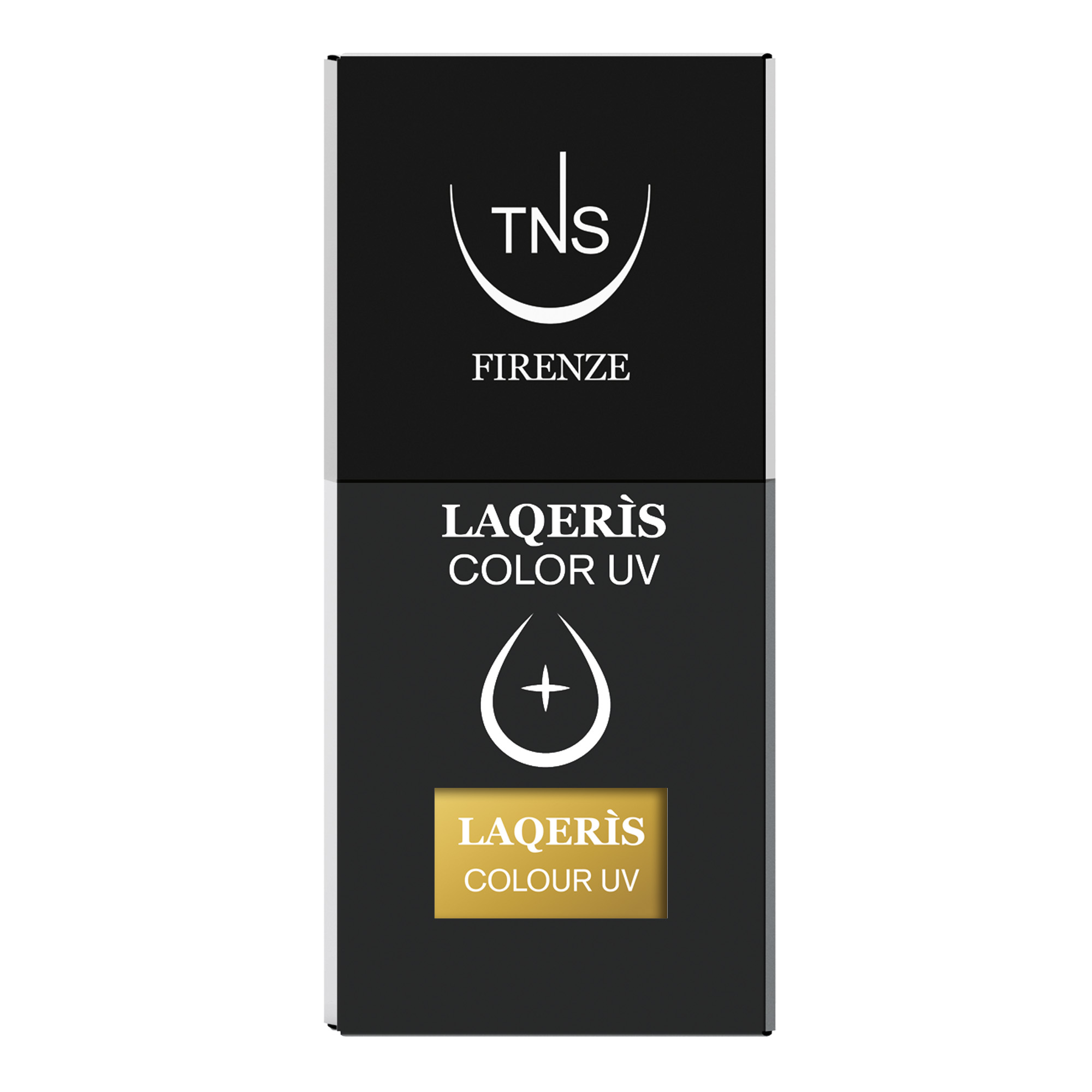 Semi-permanent nail polish gold Atomic 79 10 ml Laqerìs TNS