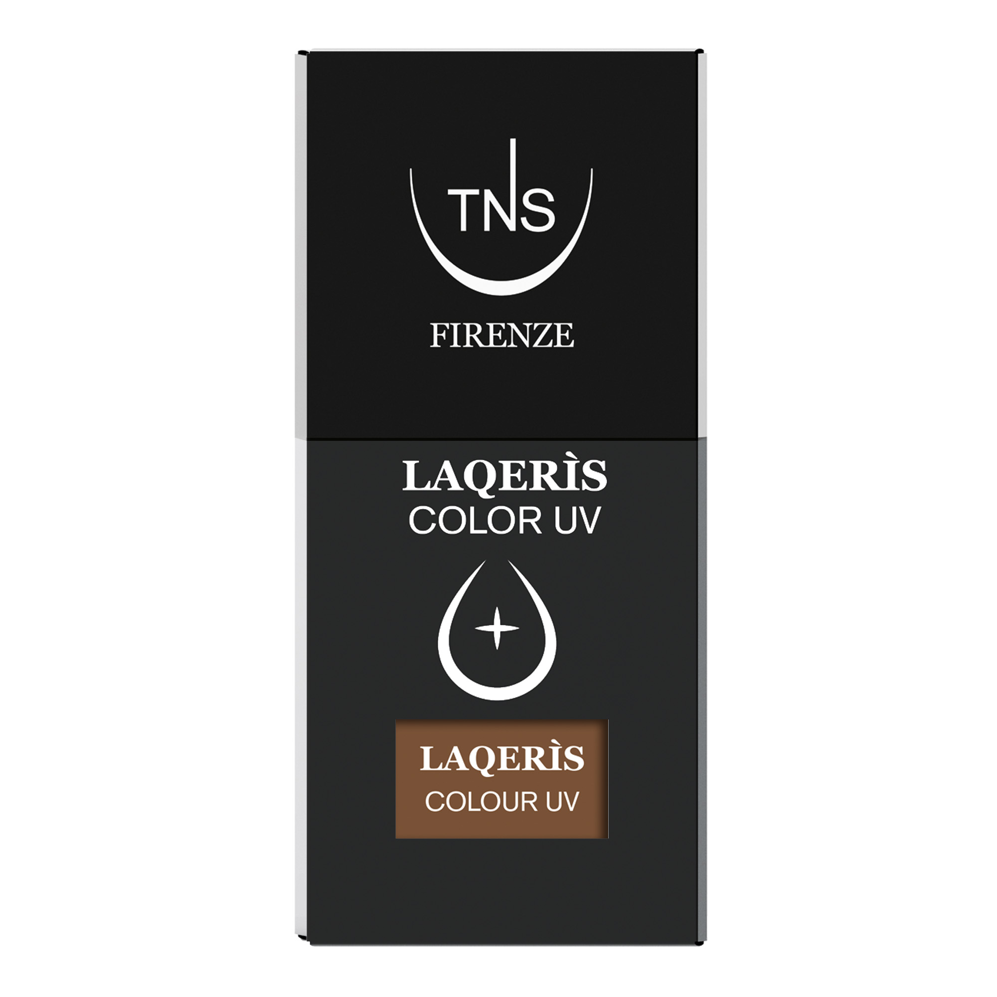 Semi-permanent nail polish nude brown Gea 10 ml Laqerìs TNS