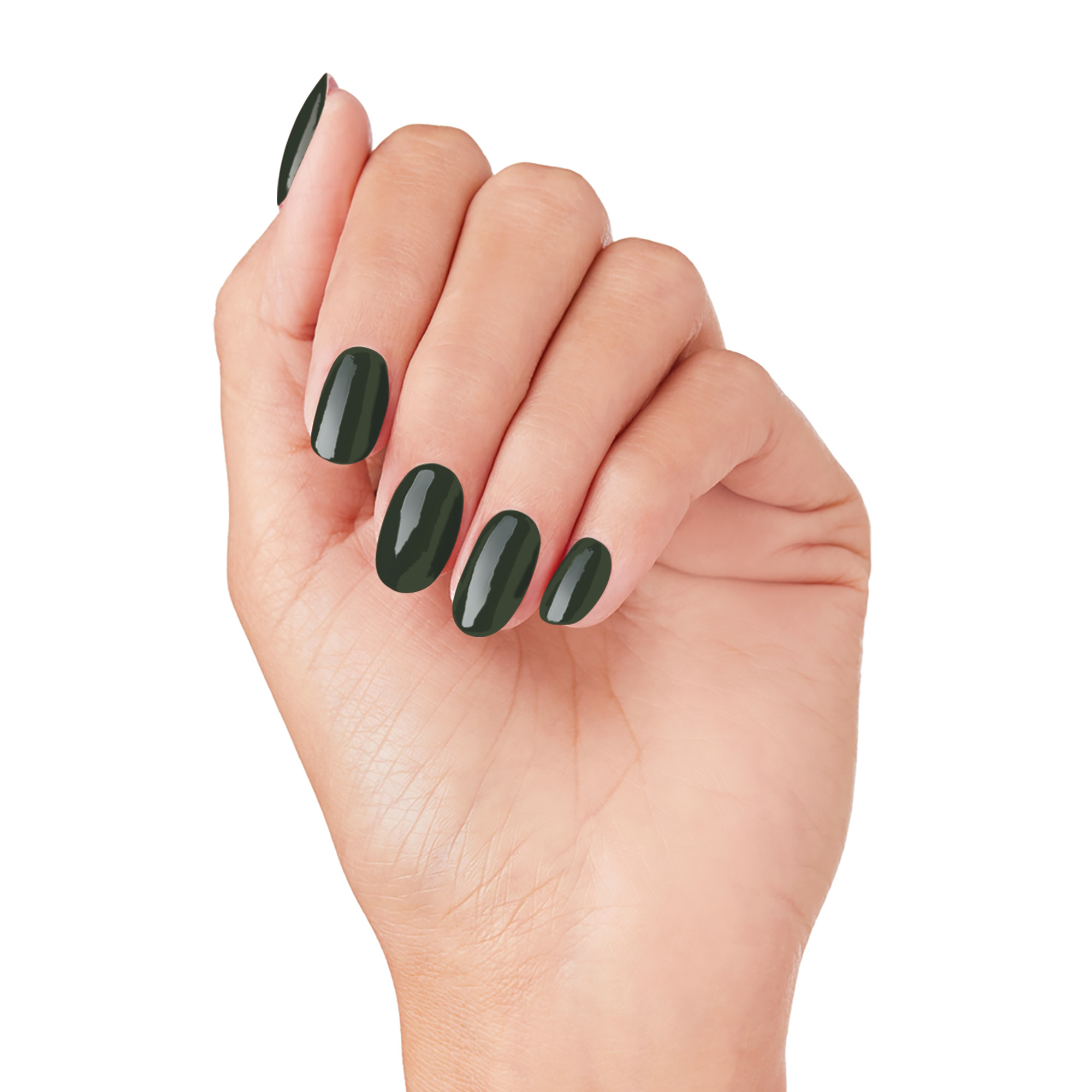 Semi-permanent nail polish dark green Foresta 10 ml Laqerìs TNS