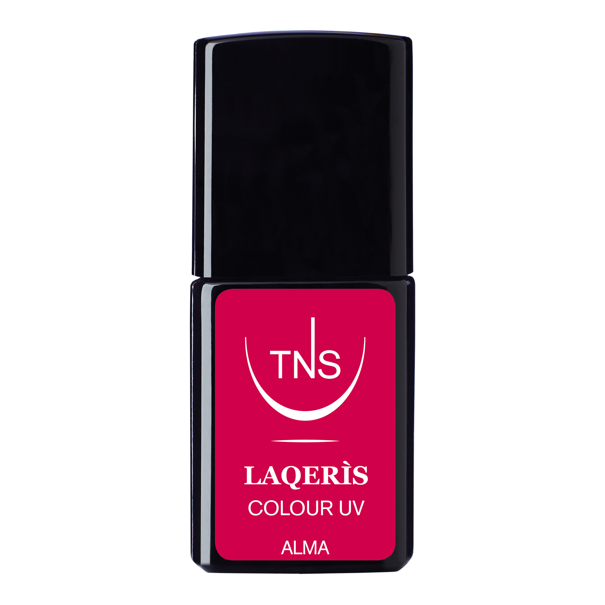 Semi-permanent nail polish fuchsia pink Alma 10 ml Laqerìs TNS