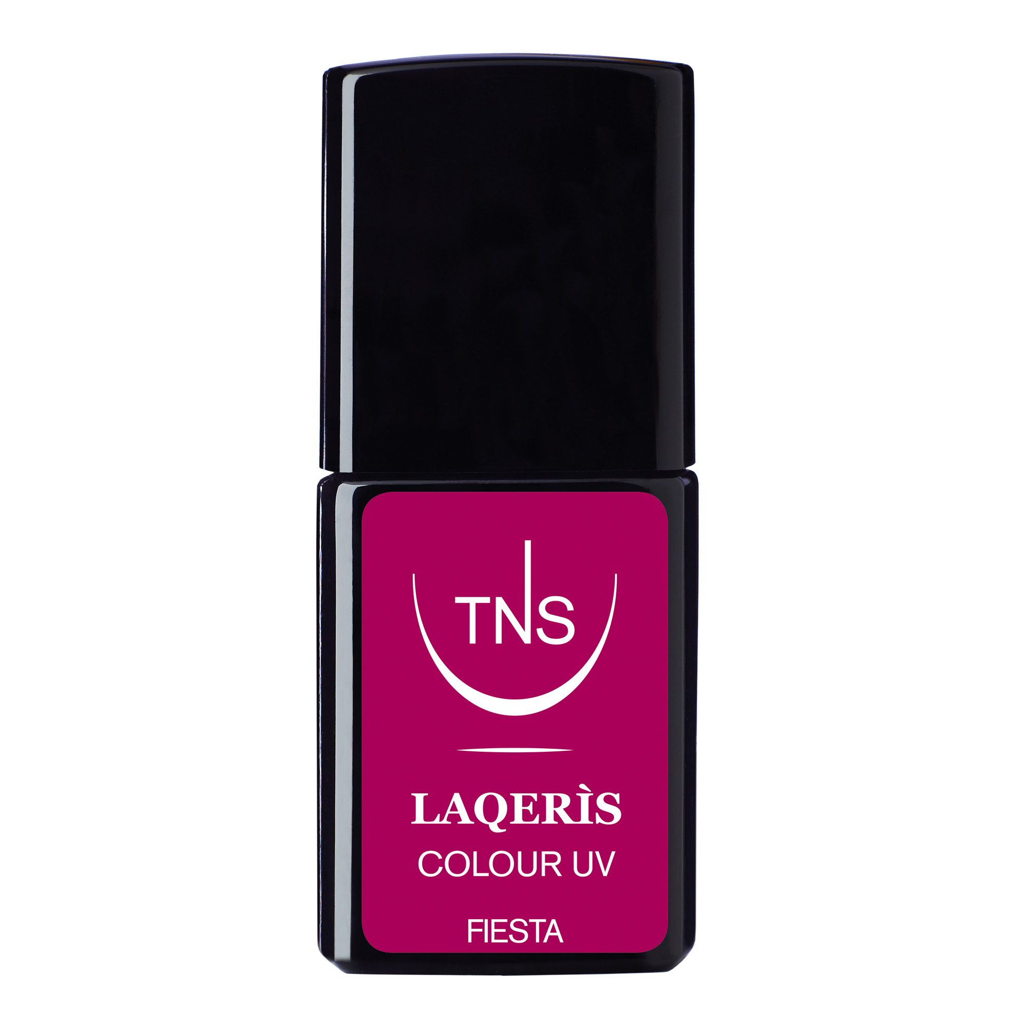 Semi-permanent nail polish fuchsia pink Fiesta 10 ml Laqerìs TNS