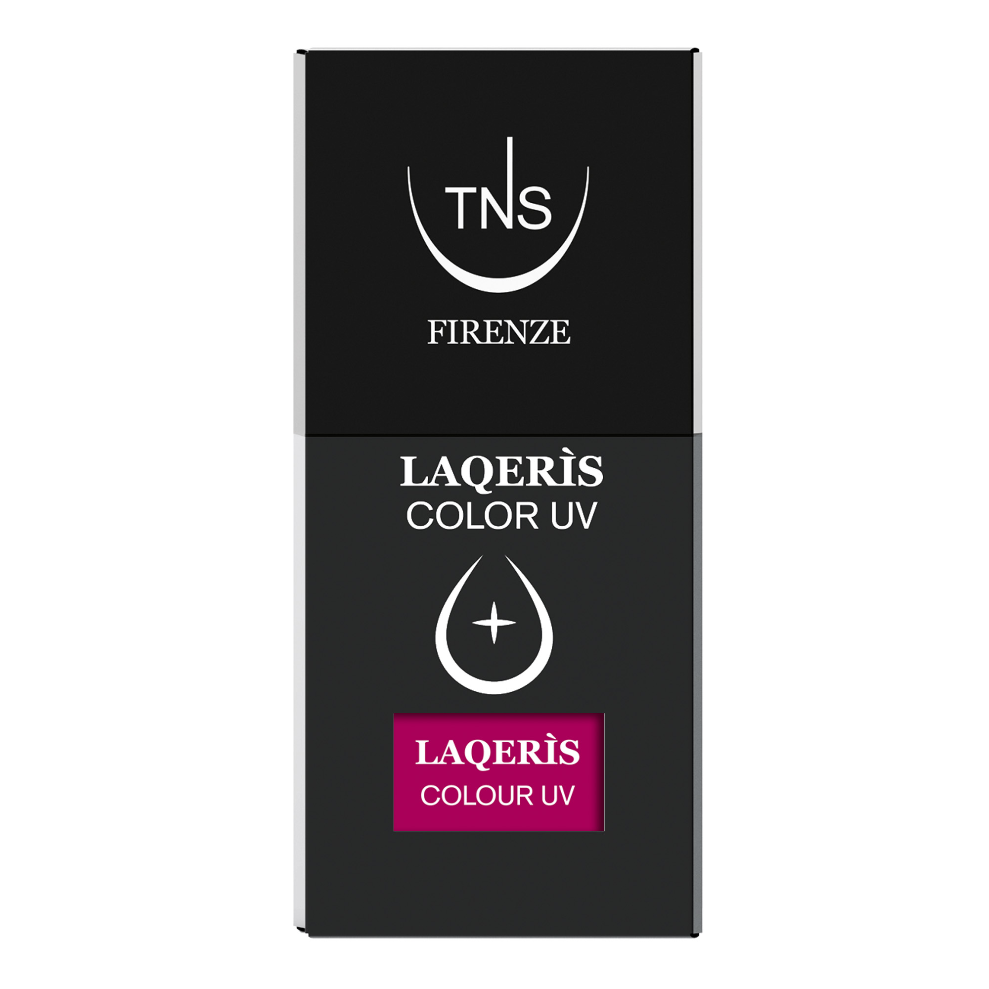 Semi-permanent nail polish fuchsia pink Fiesta 10 ml Laqerìs TNS