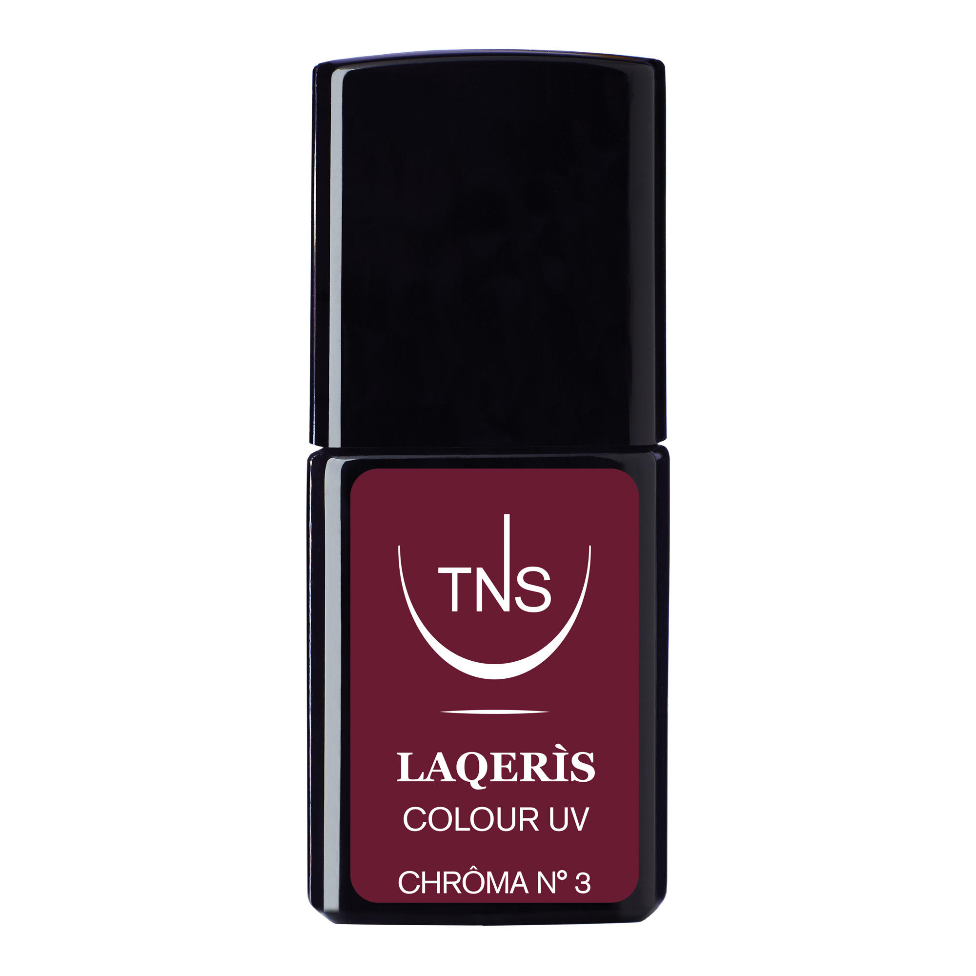 Semi-permanent nail polish burgundy Chroma N.3 10 ml Laqerìs TNS