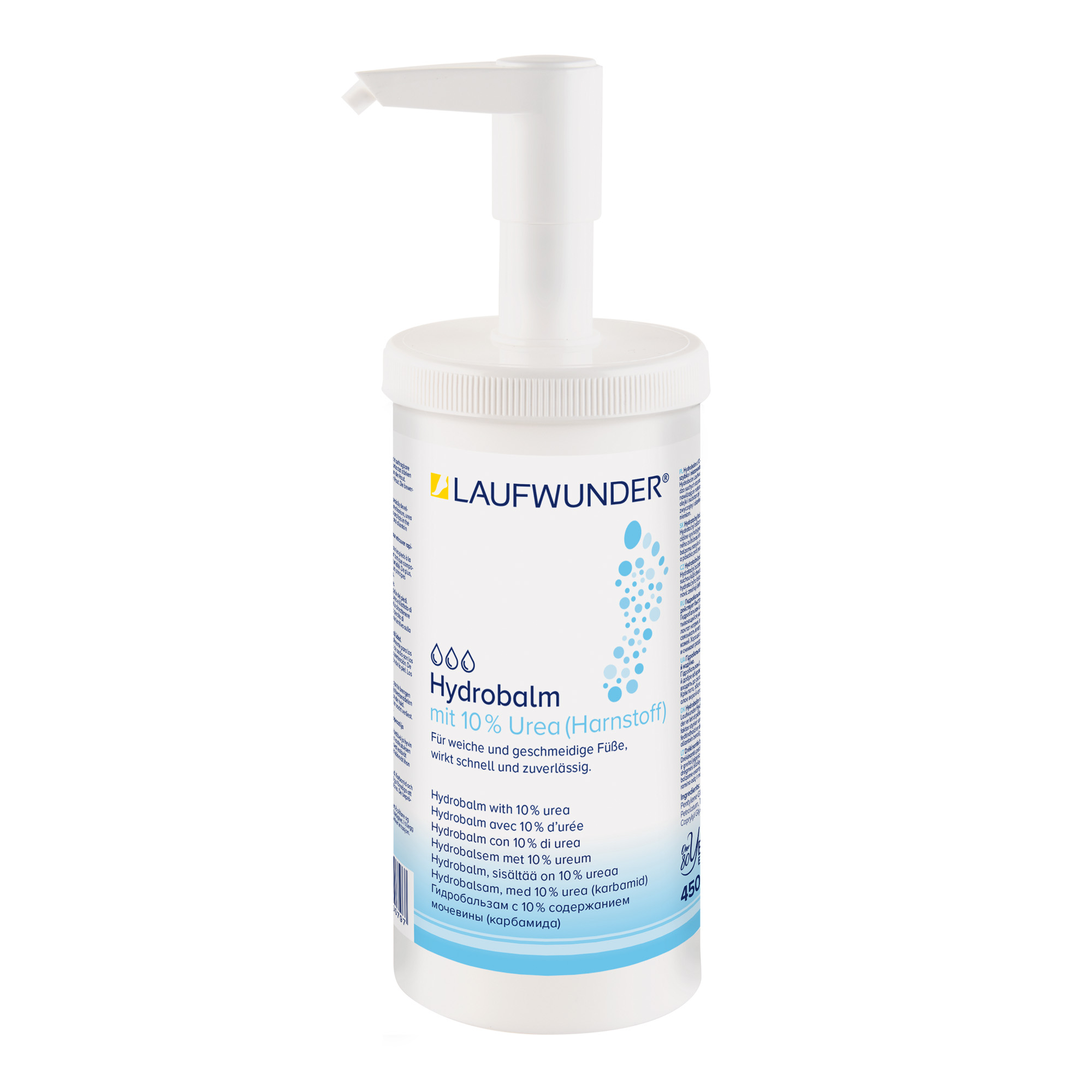 Baume hydratant pour pieds secs et sensibles Hydrobalm 450 ml