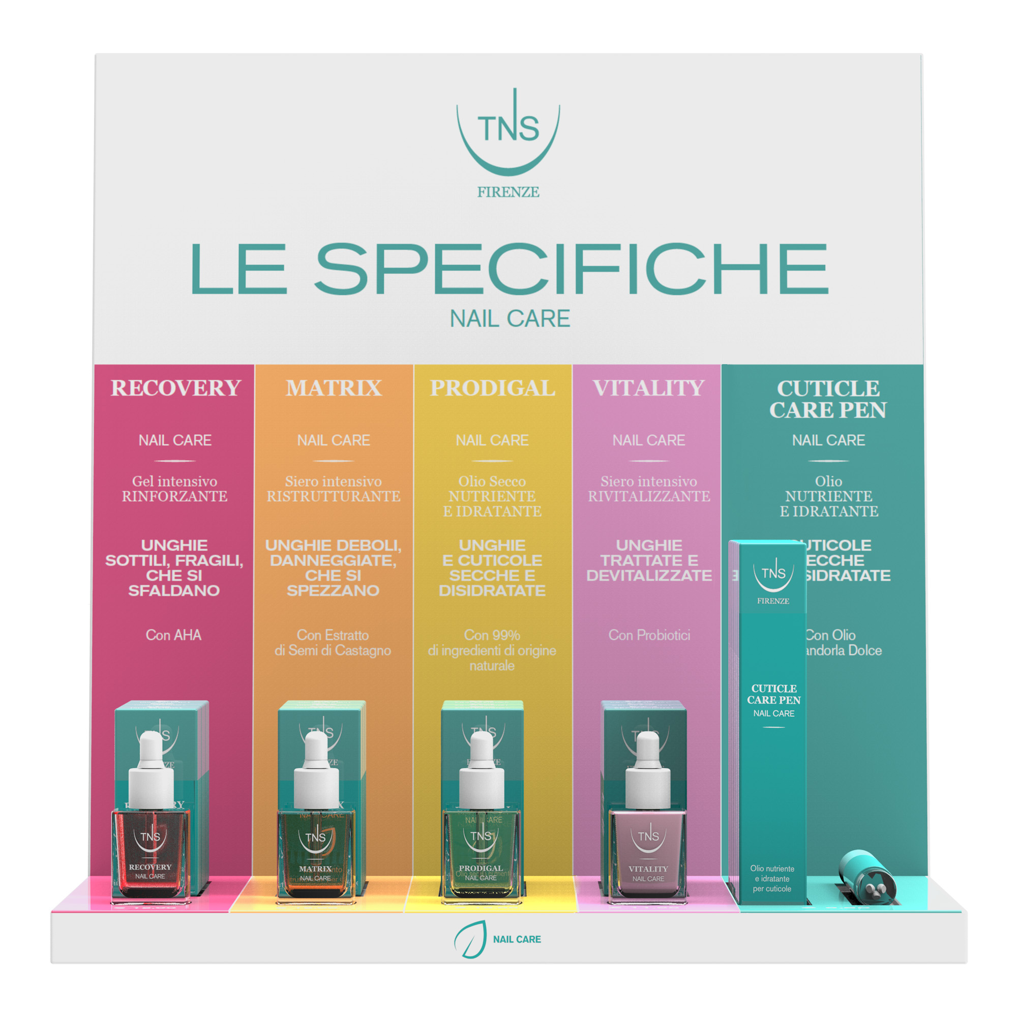 Nail and cuticle treatments Le Specifiche display 24 pcs