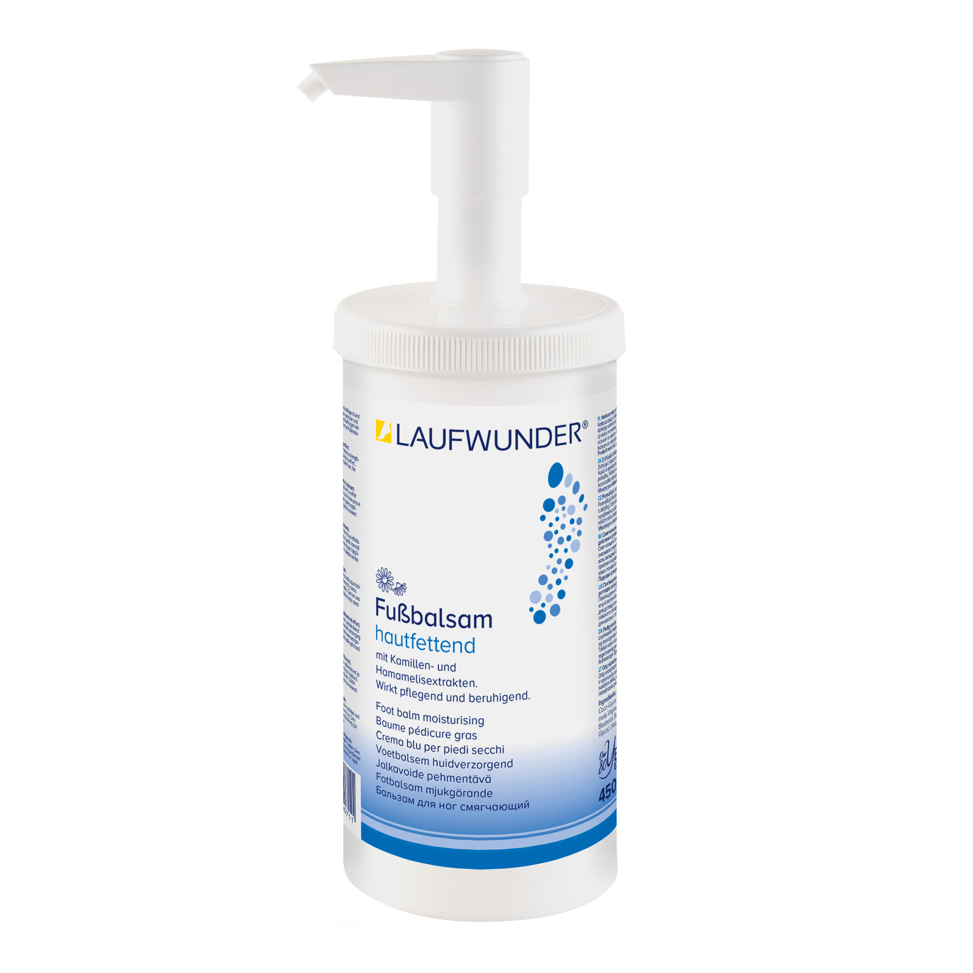 Erweichende blaue Creme für trockene und dehydrierte Füße 450 ml