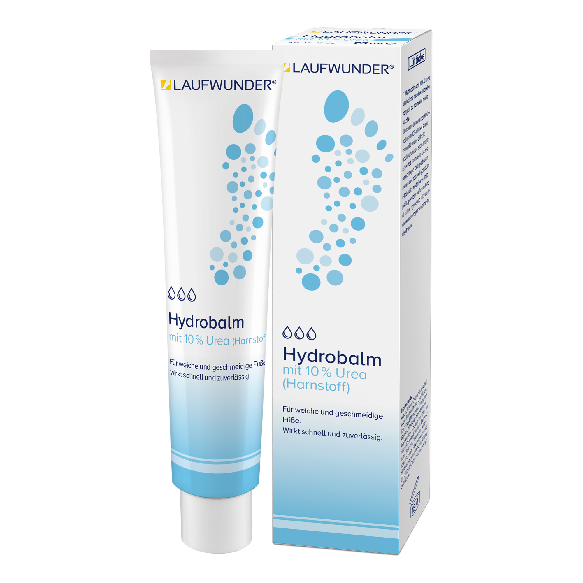 Moisturising balm for dry and sensitive feet Hydrobalm 75 ml