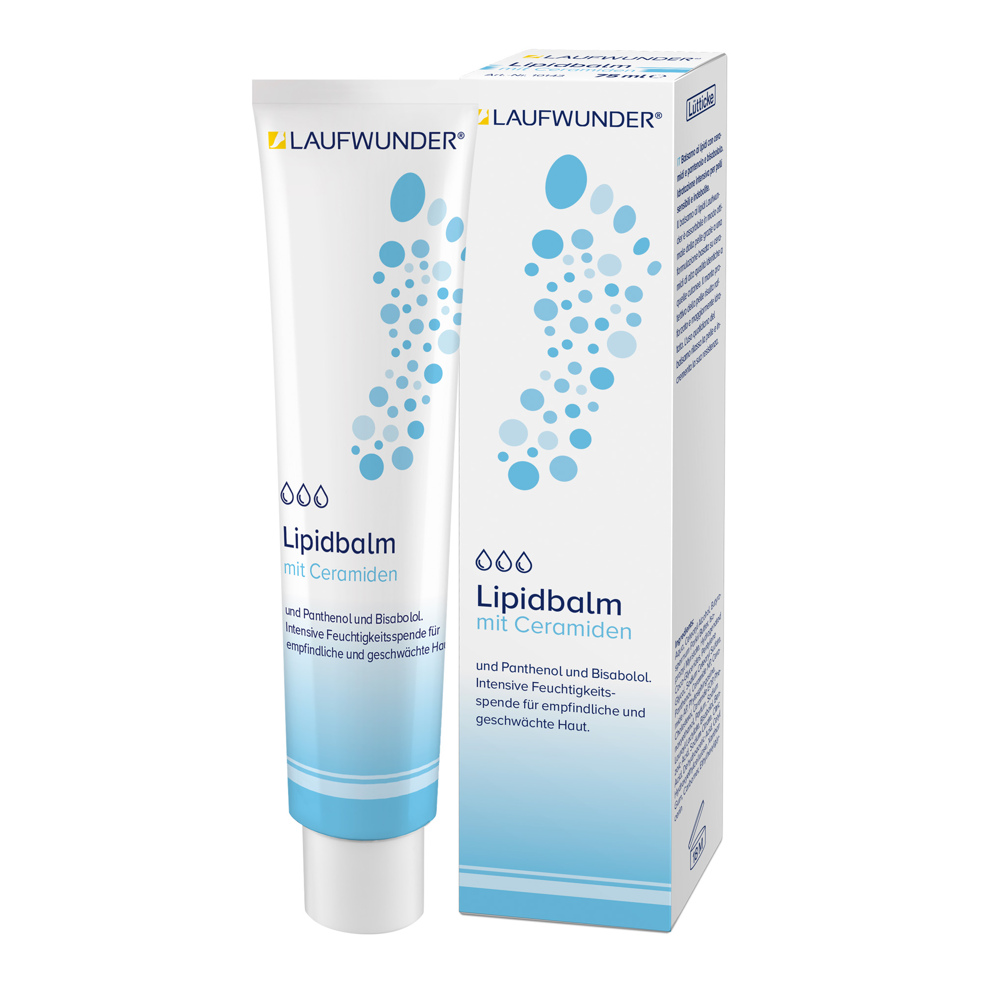 Moisturising and protective lipid balm for legs and feet 75 ml