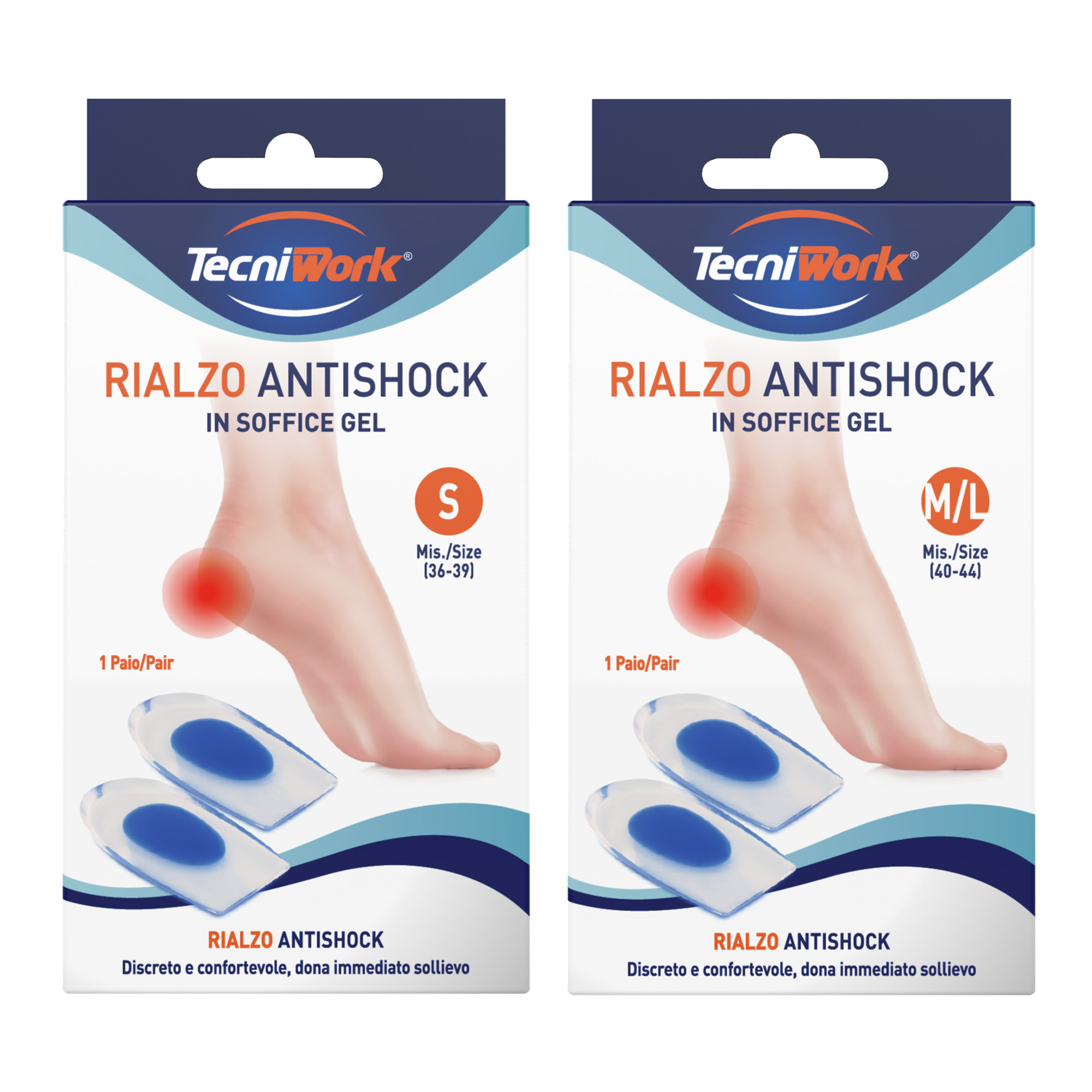 Rialzo antishock Espositore da 8 confezioni