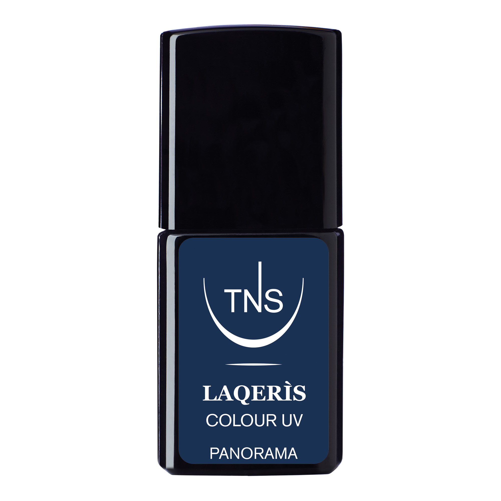 Vernis à ongles semi-permanent Panorama bleu foncé denim 10 ml Laqerìs TNS