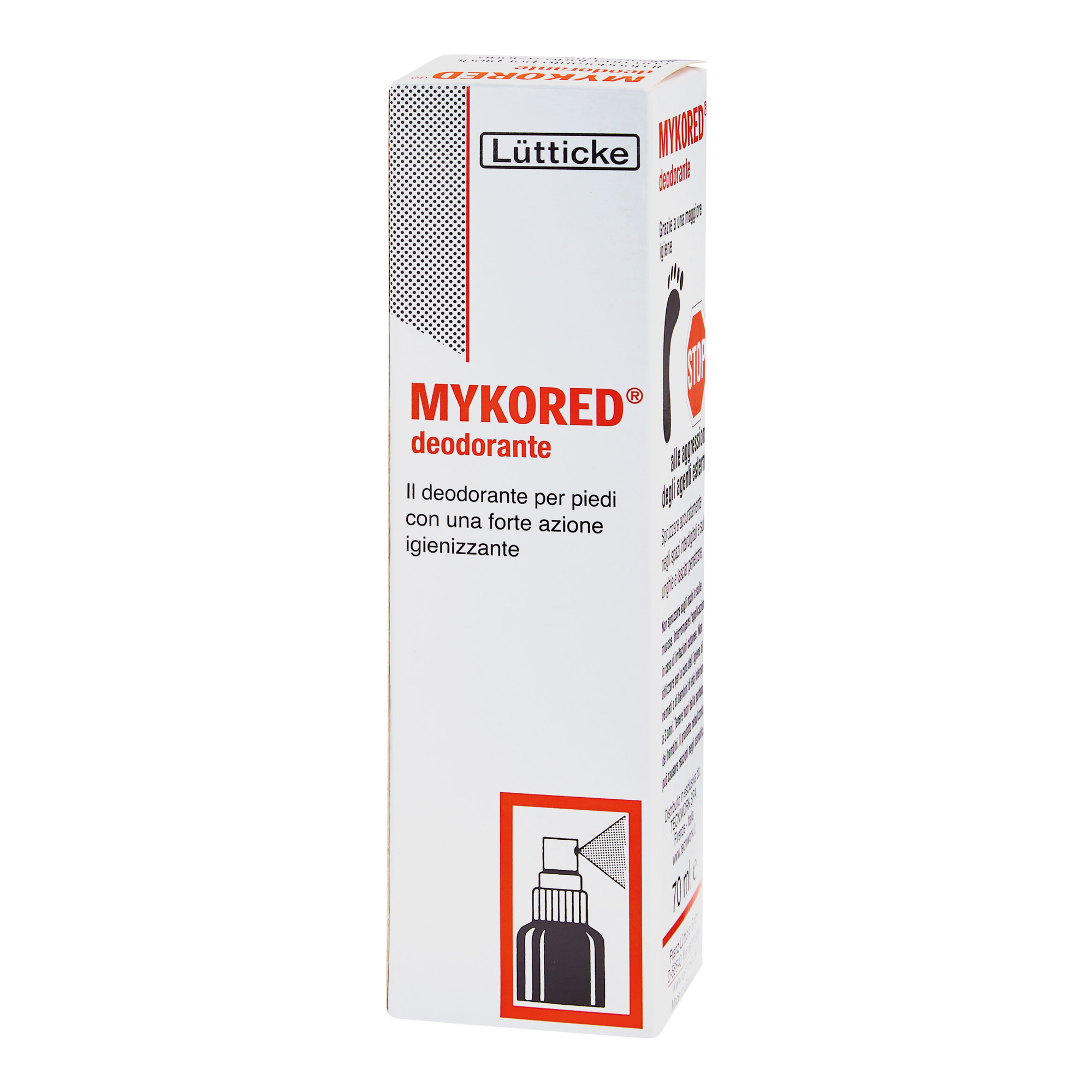 Déodorant hygiénique pour pieds Mykored 70 ml