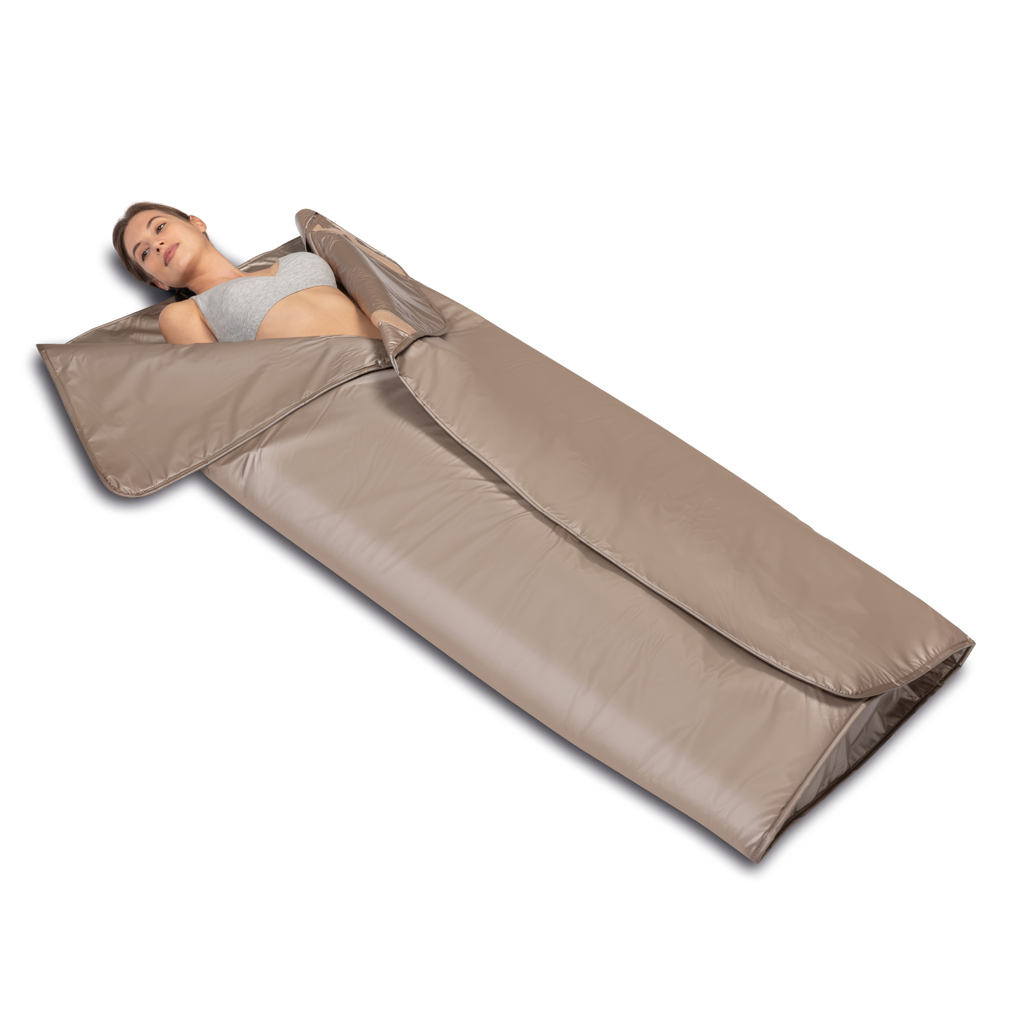 Electrosauna Comfort Plus Bronze à température réglable en 3 zones avec commande numérique