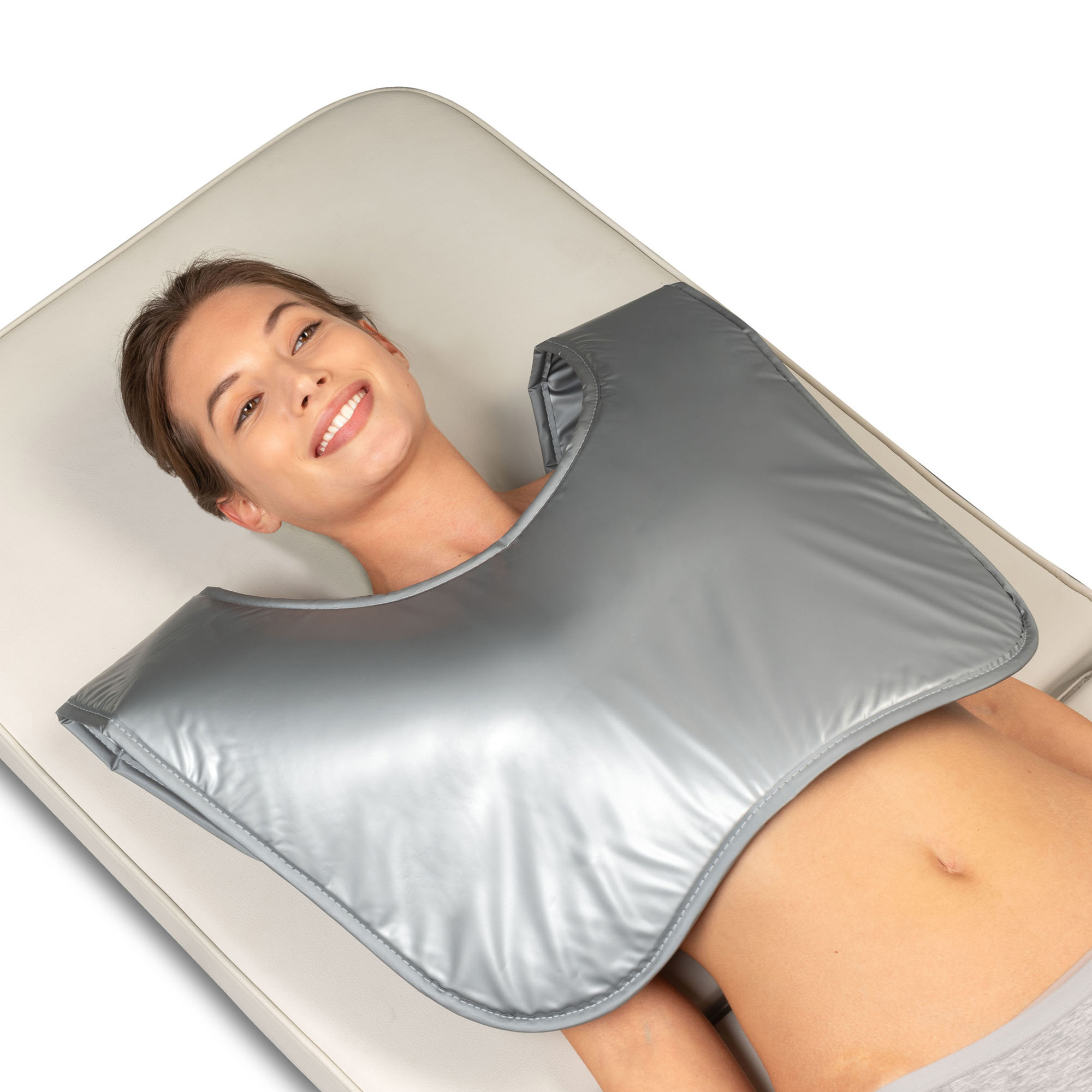 Electrosauna Comfort Plus Silver with temperature control in 3 zones with digital control