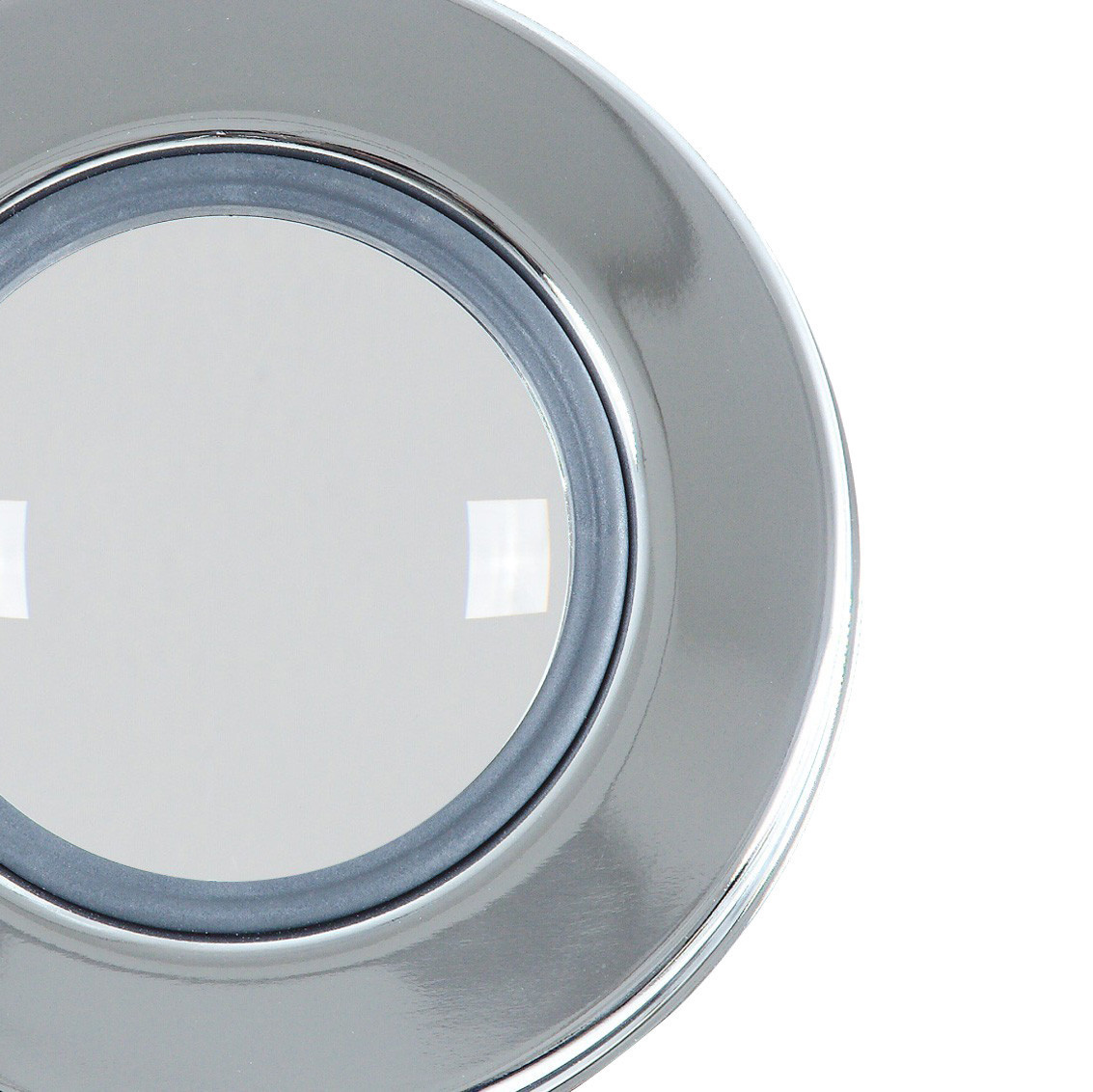 Lámpara Afma Evo 1 con luz LED y lente de aumento de 5 dioptrías cromada