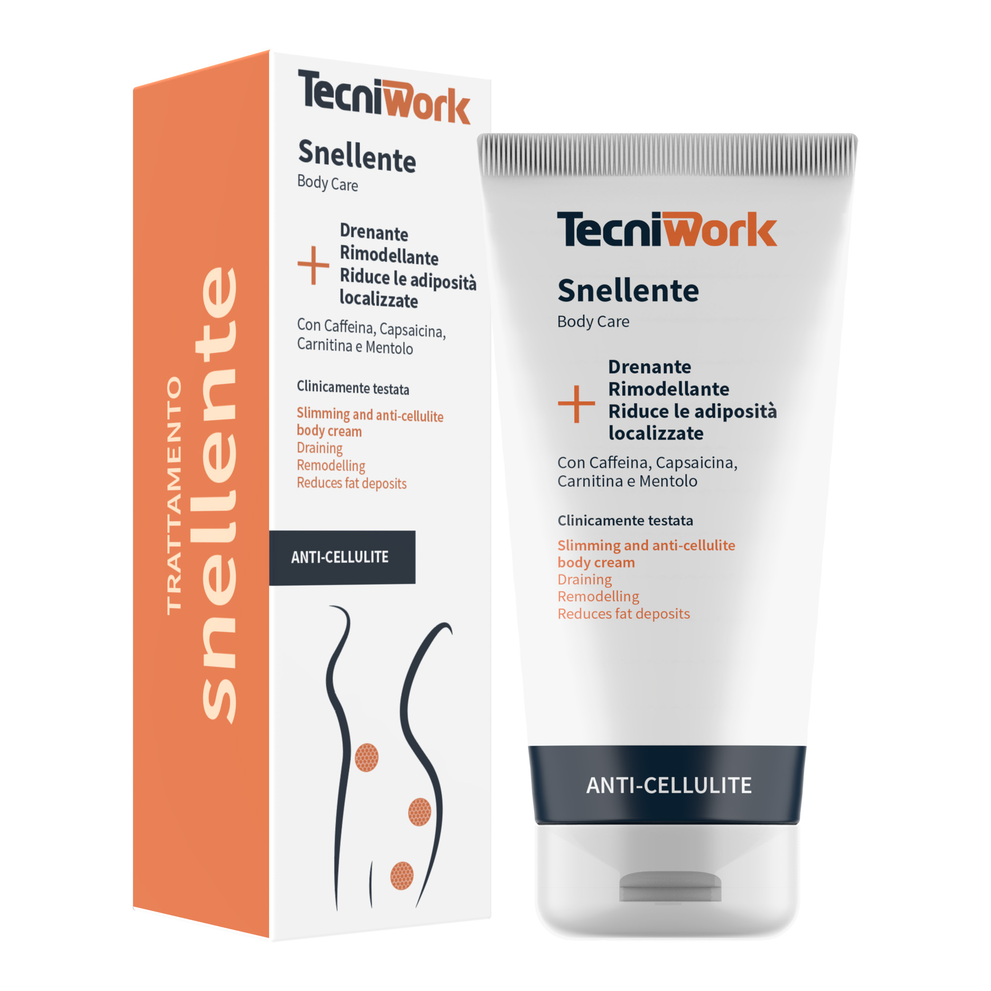 Trattamenti cosmetici creme corpo Tecniwork espositore 12 pz