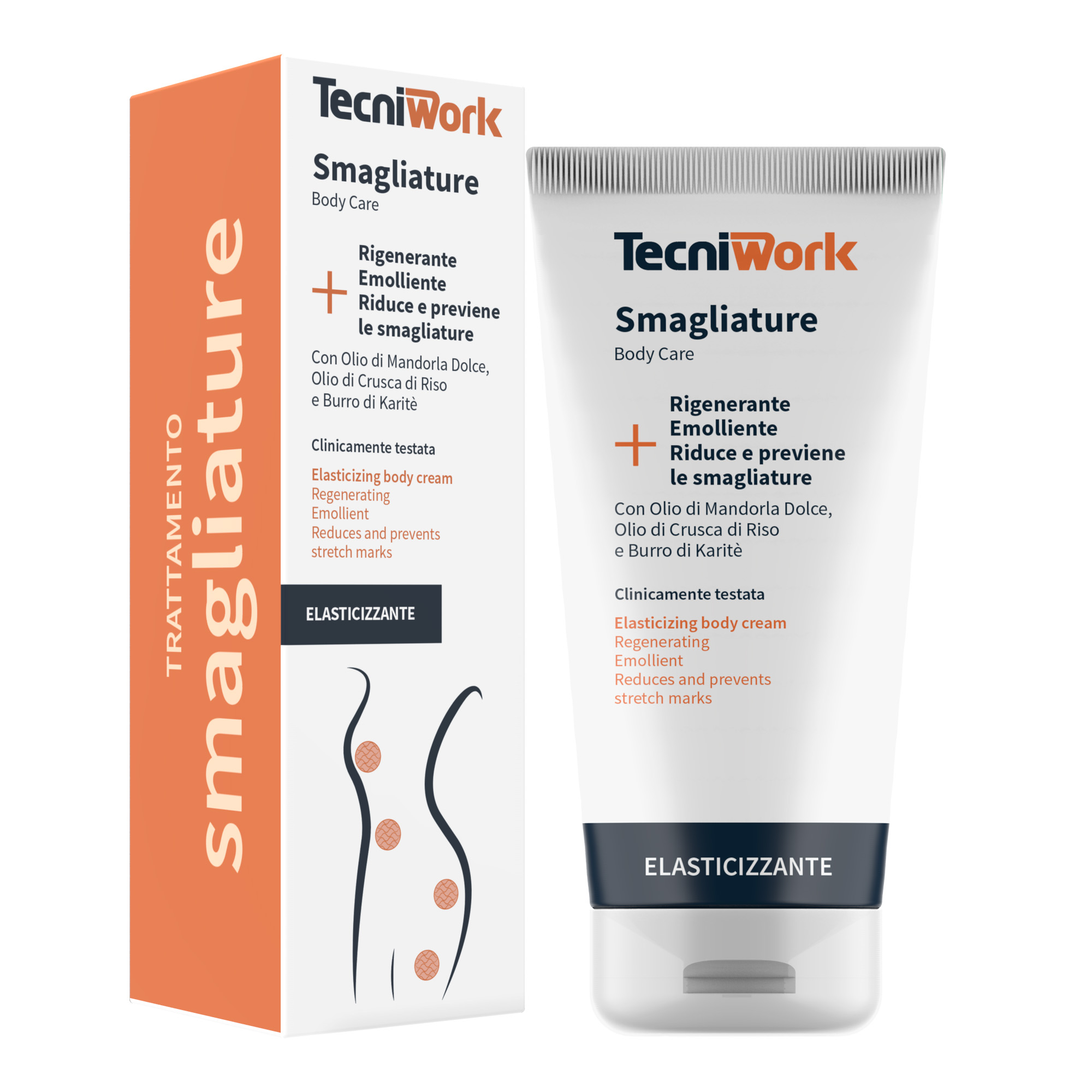 Trattamenti cosmetici creme corpo Tecniwork espositore 12 pz