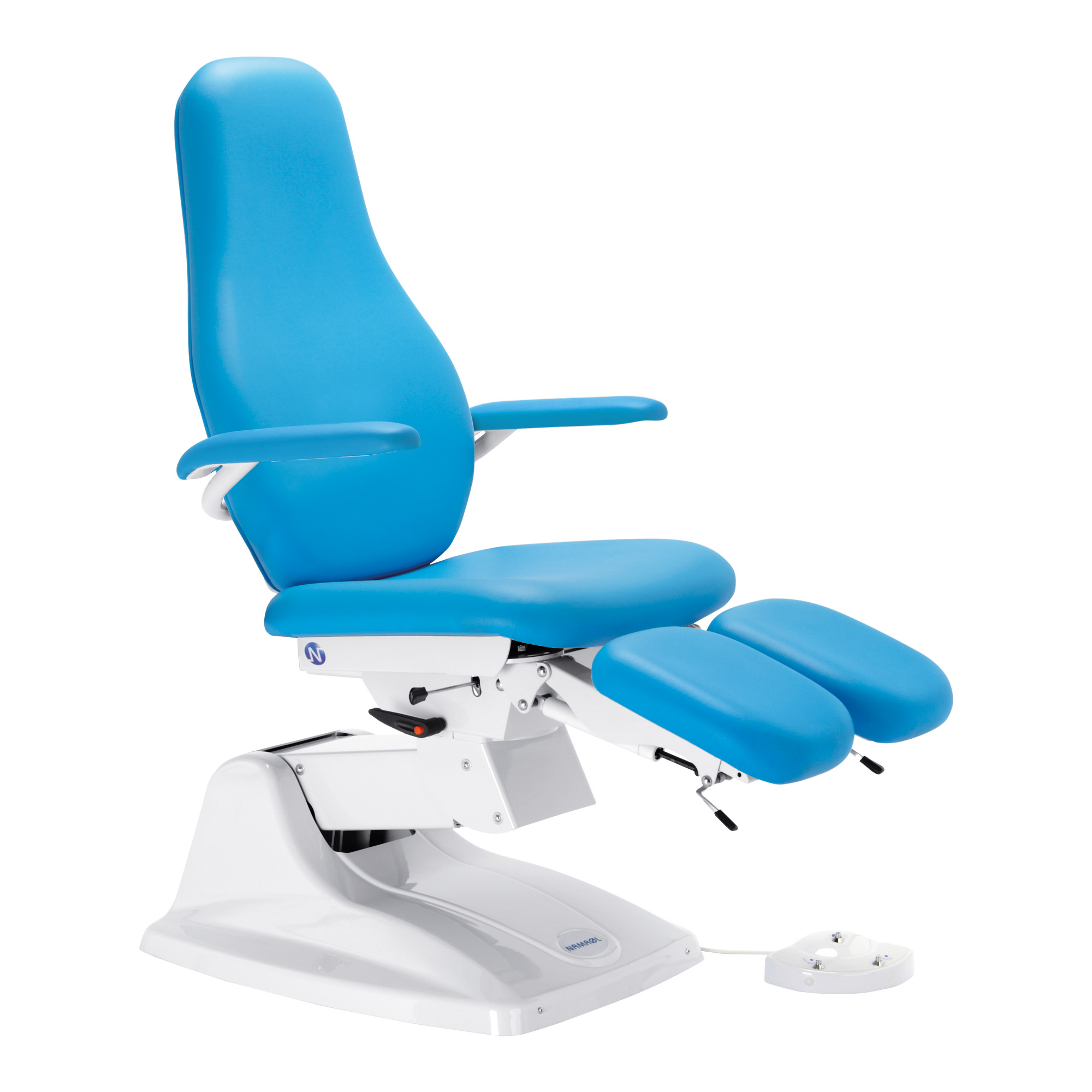 Penta 1-motor electric reclining foot care chair with pedal