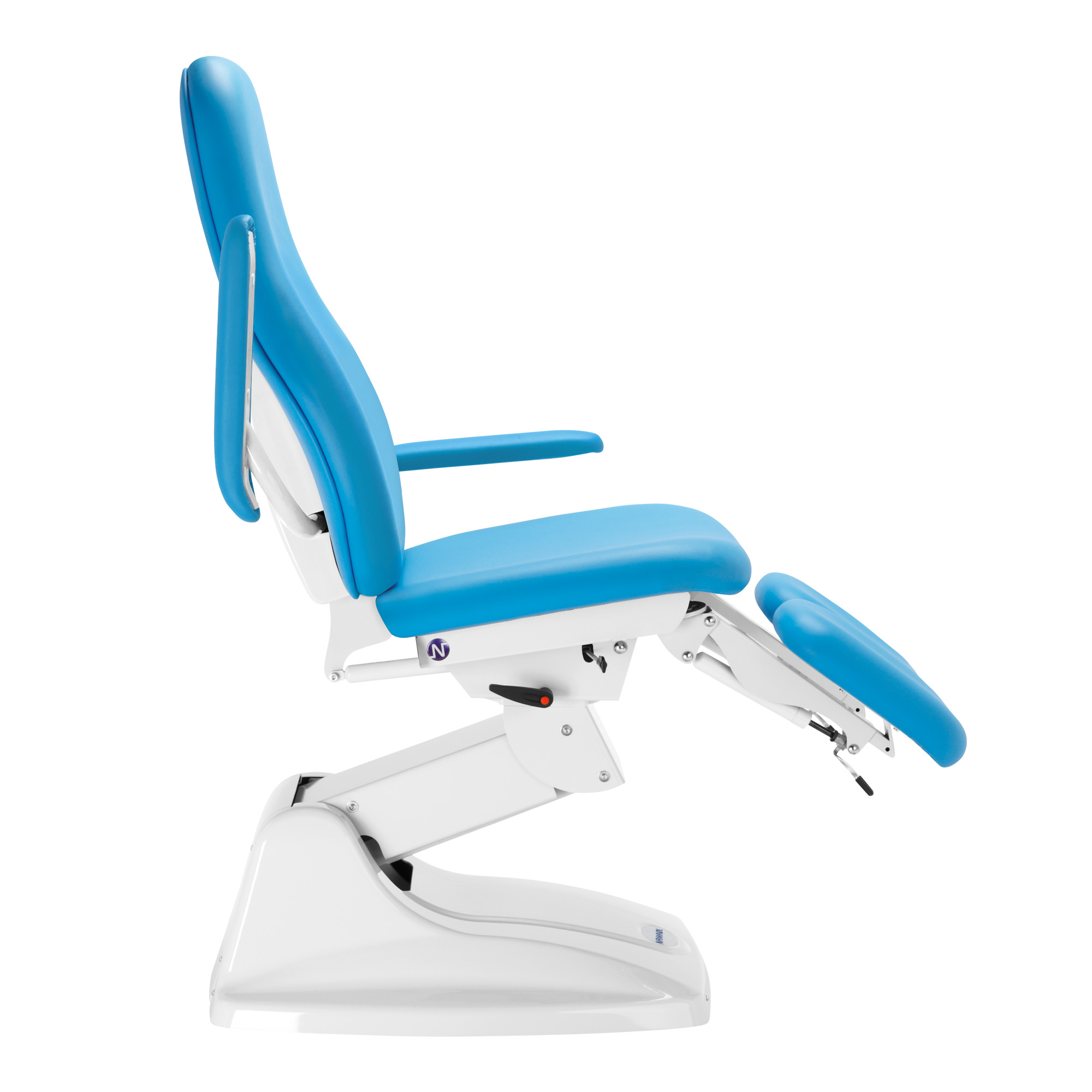 Penta 1-motor electric reclining foot care chair with pedal