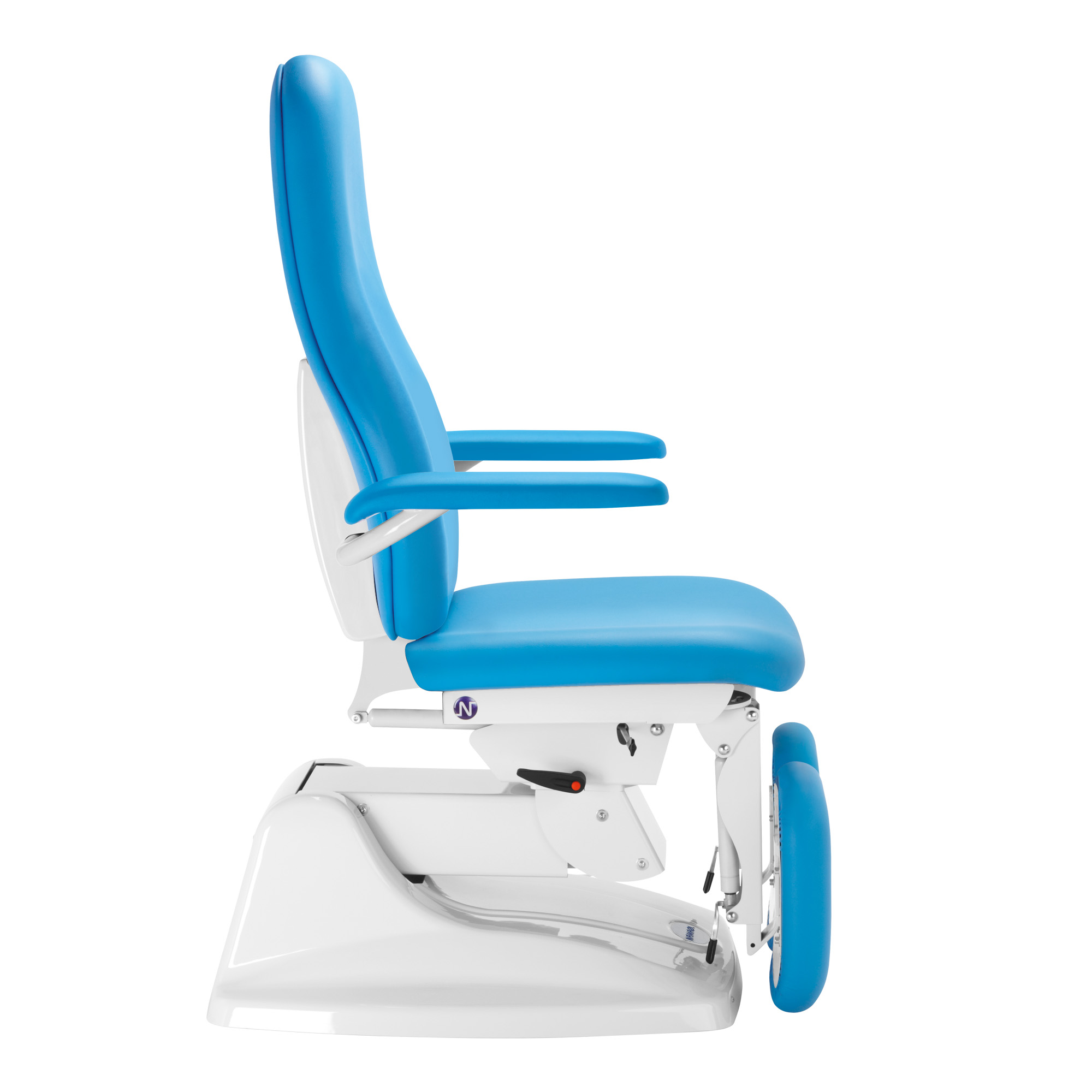 Penta 1-motor electric reclining foot care chair with pedal